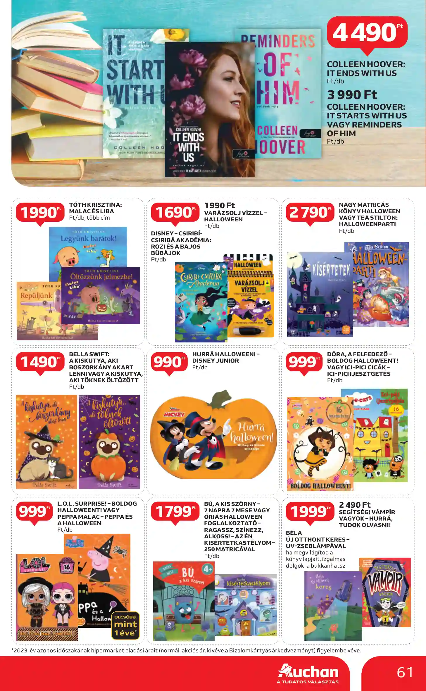 Auchan akciós újság 40. hét (58 oldal)