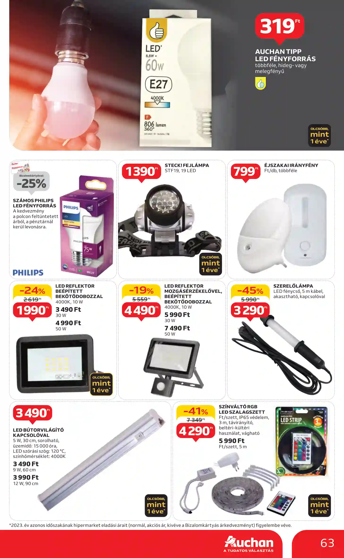 Auchan akciós újság 40. hét (60 oldal)