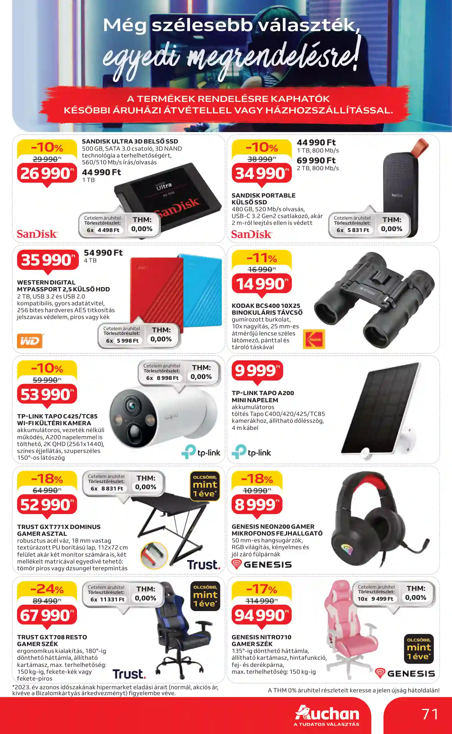 Auchan akciós újság 40. hét (69 oldal)