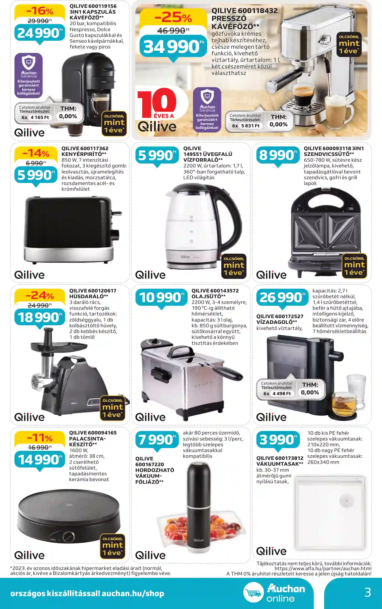 Auchan akciós újság 40. hét (5 oldal)