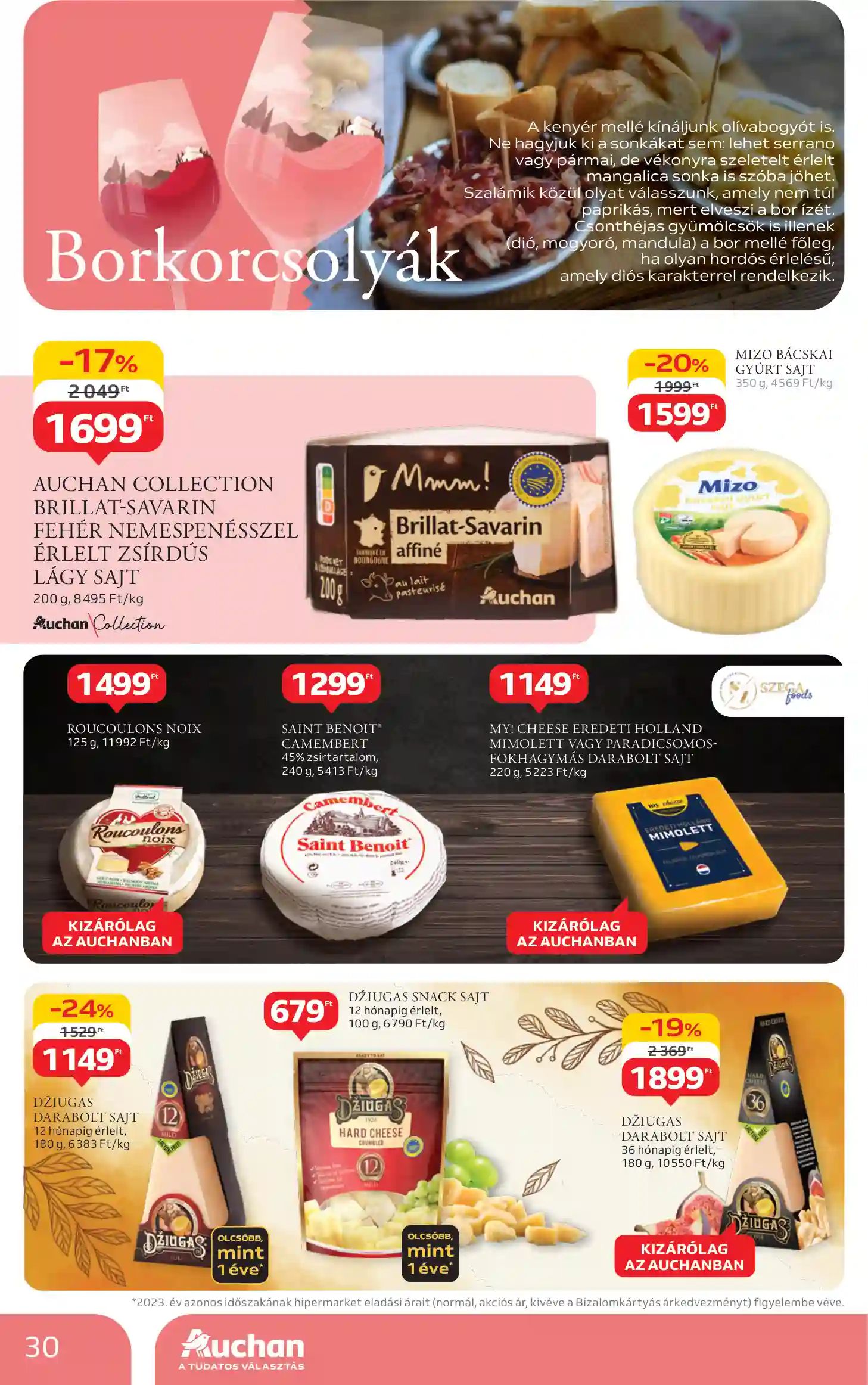 Auchan akciós újság 40. hét (23 oldal)