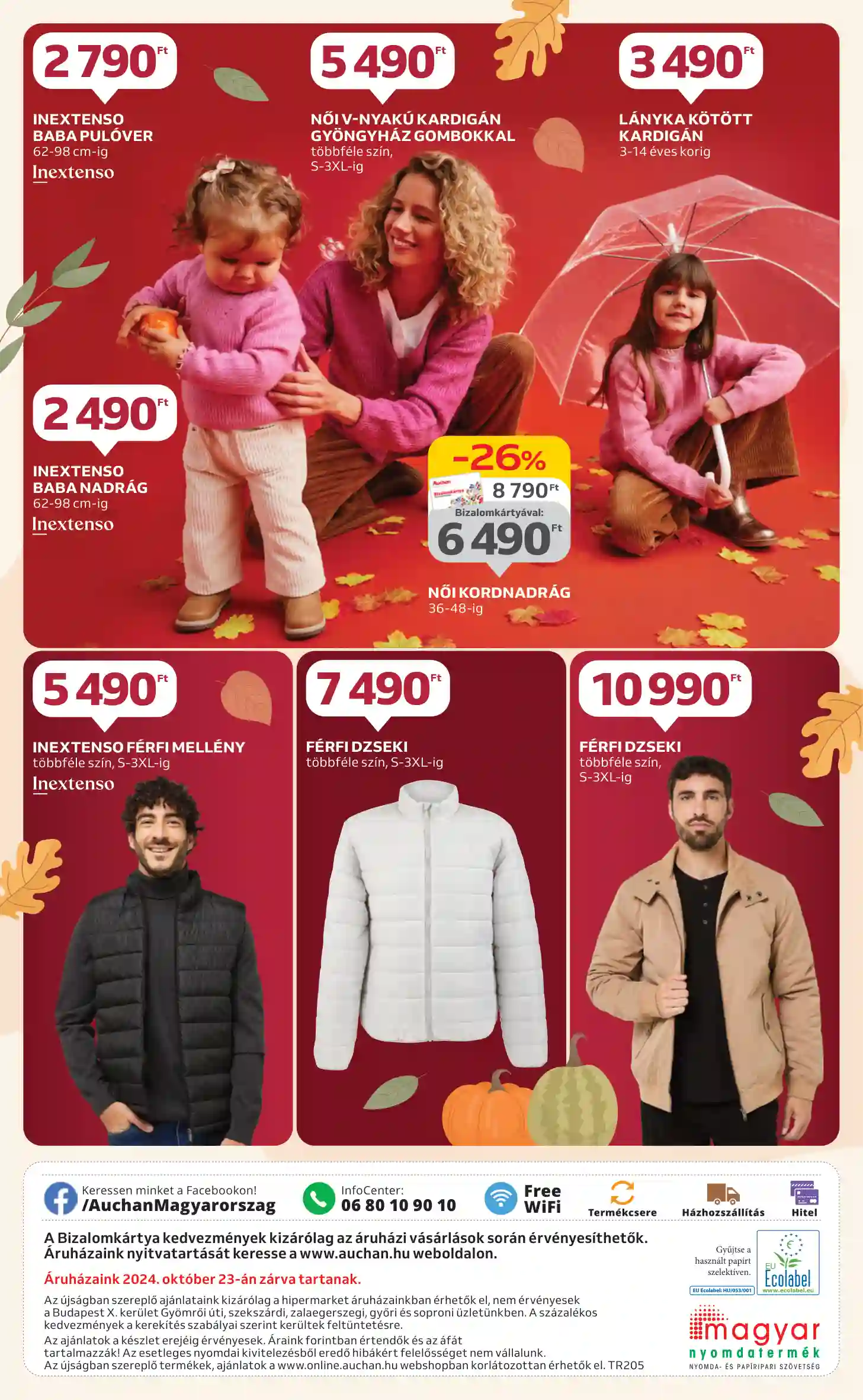 Auchan akciós újság 40. hét (6 oldal)
