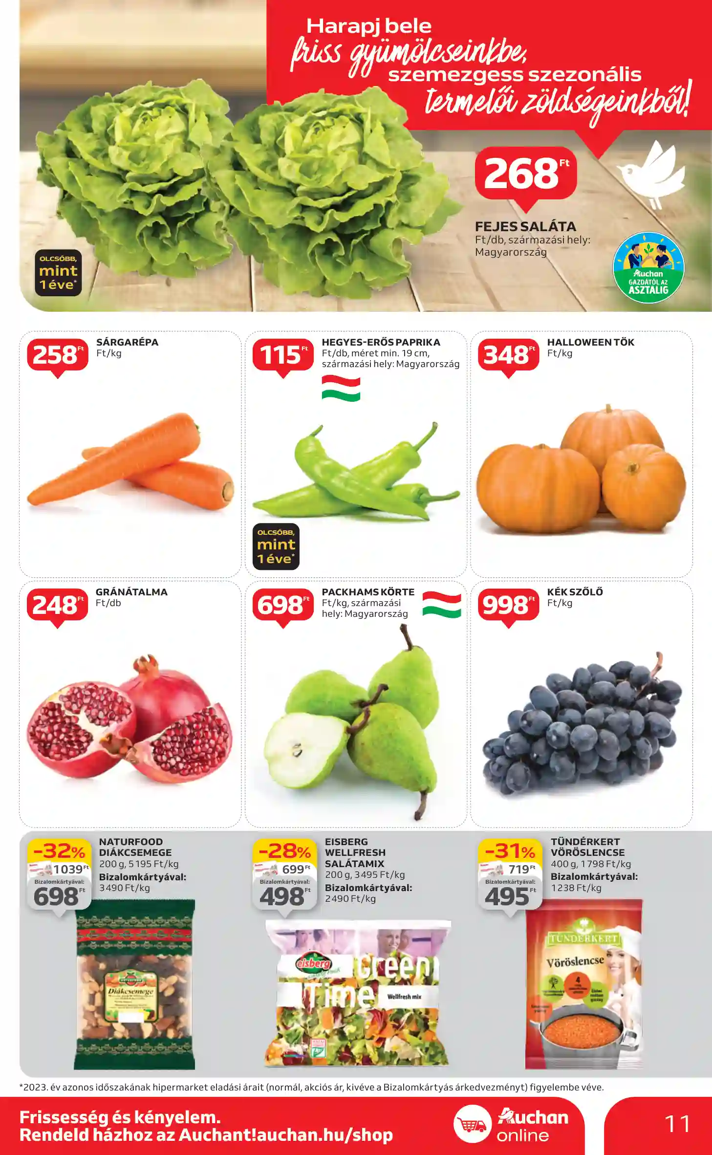 Auchan akciós újság 41. hét (3 oldal)