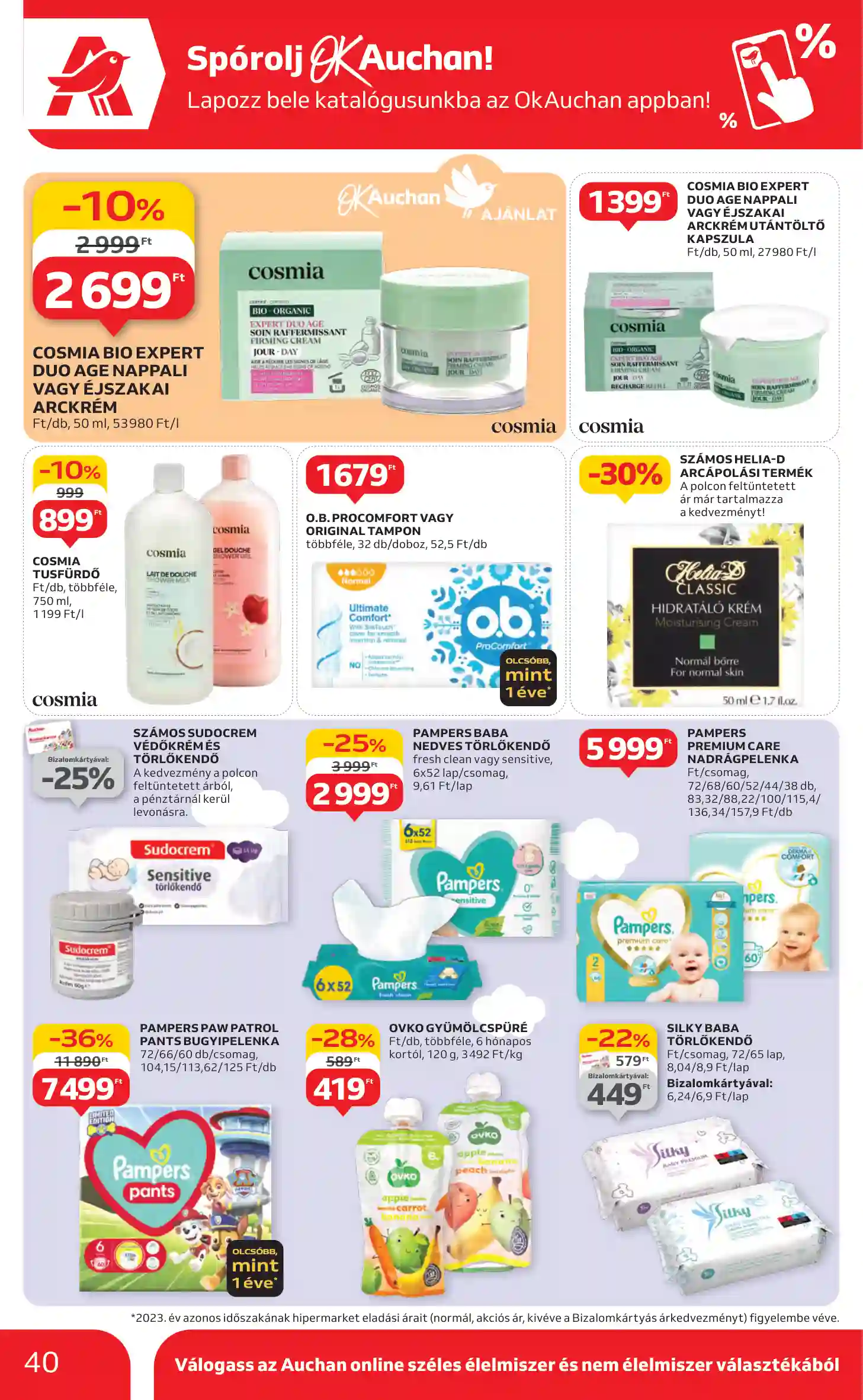 Auchan akciós újság 41. hét (34 oldal)