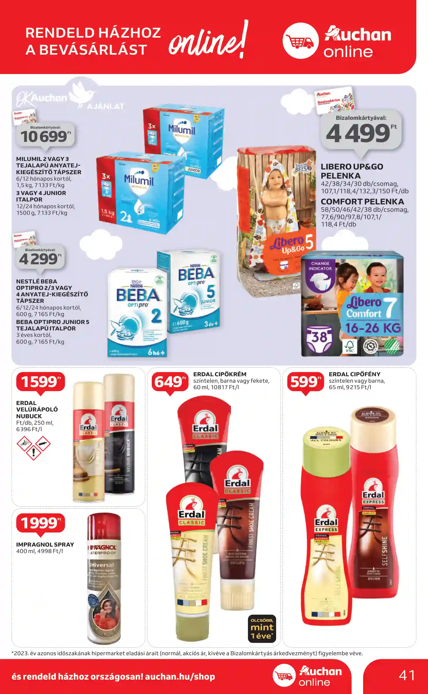 Auchan akciós újság 41. hét (36 oldal)