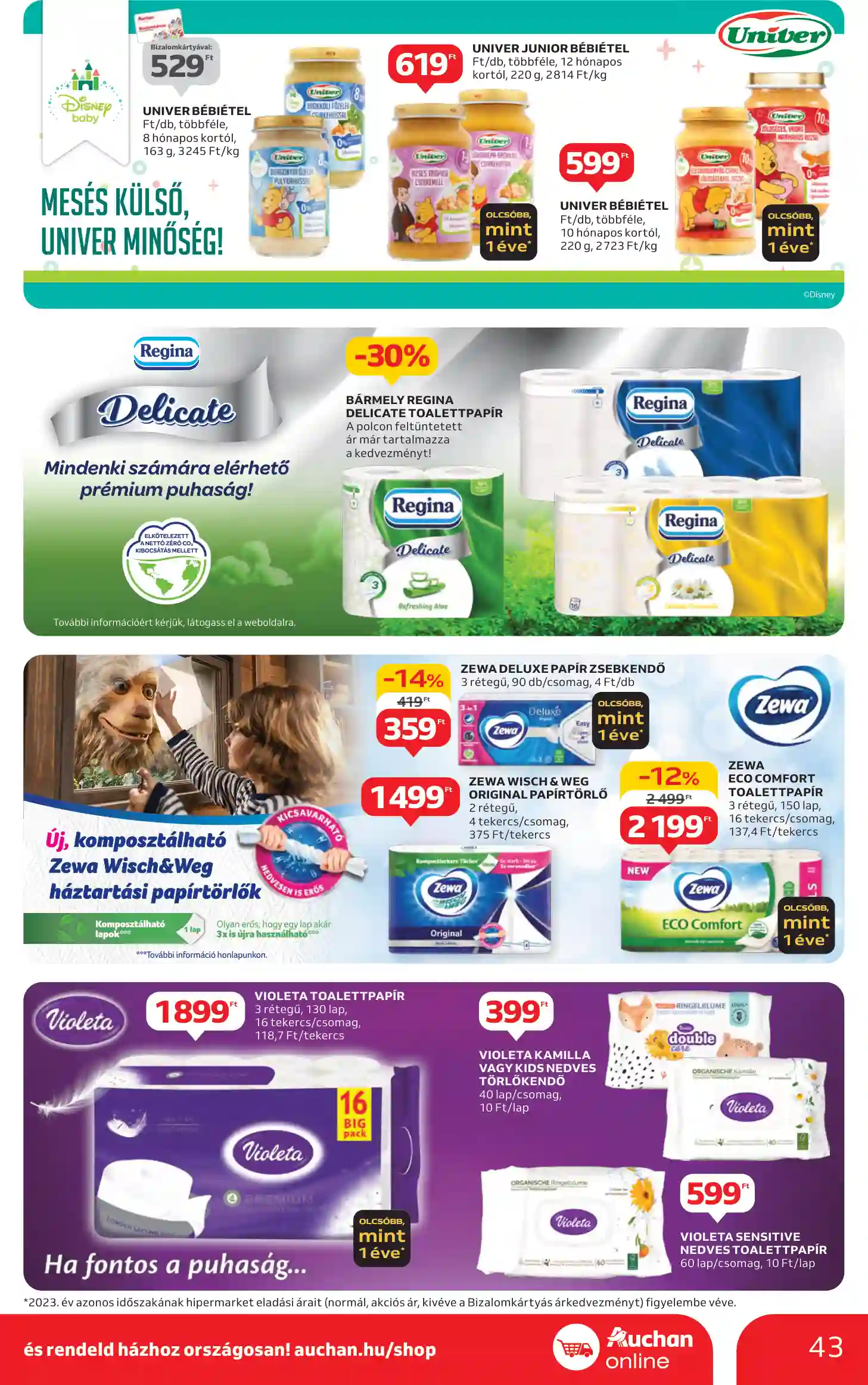 Auchan akciós újság 41. hét (38 oldal)