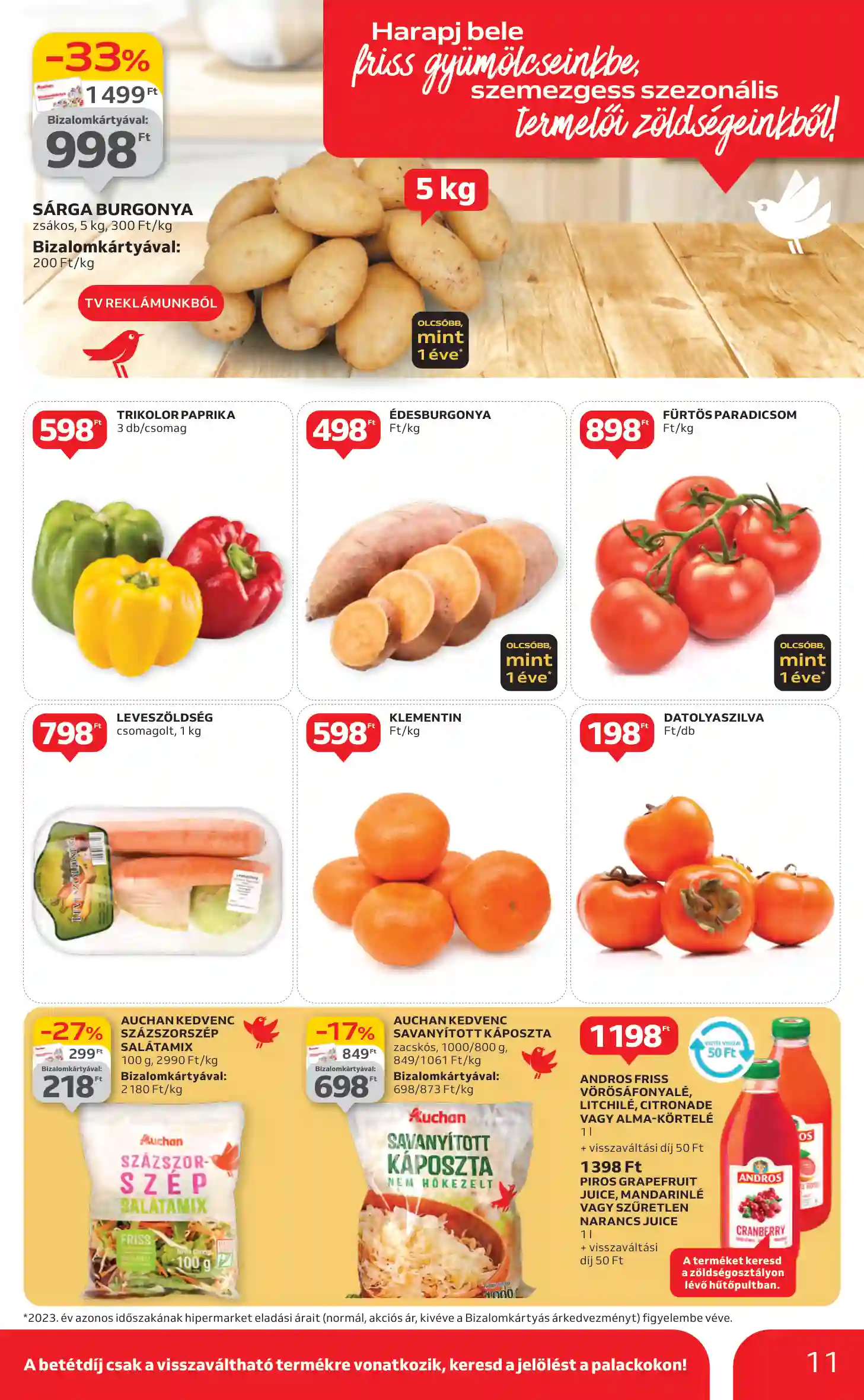 Auchan akciós újság 42. hét (3 oldal)
