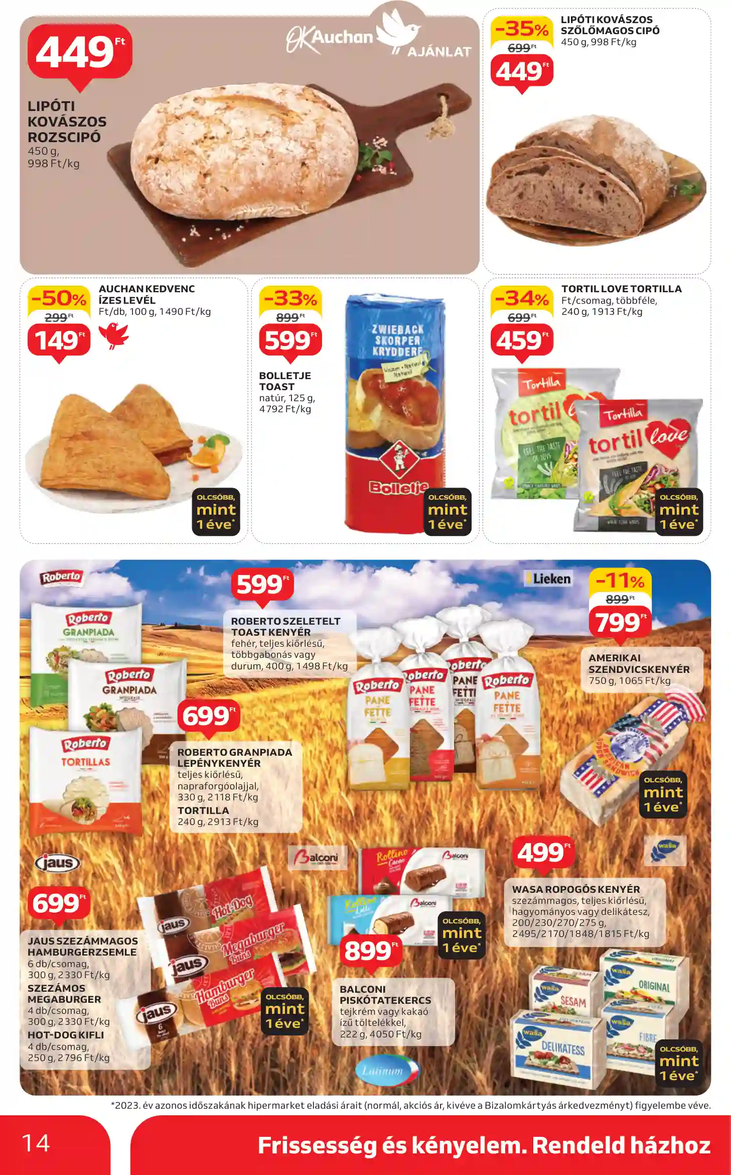 Auchan akciós újság 42. hét (6 oldal)