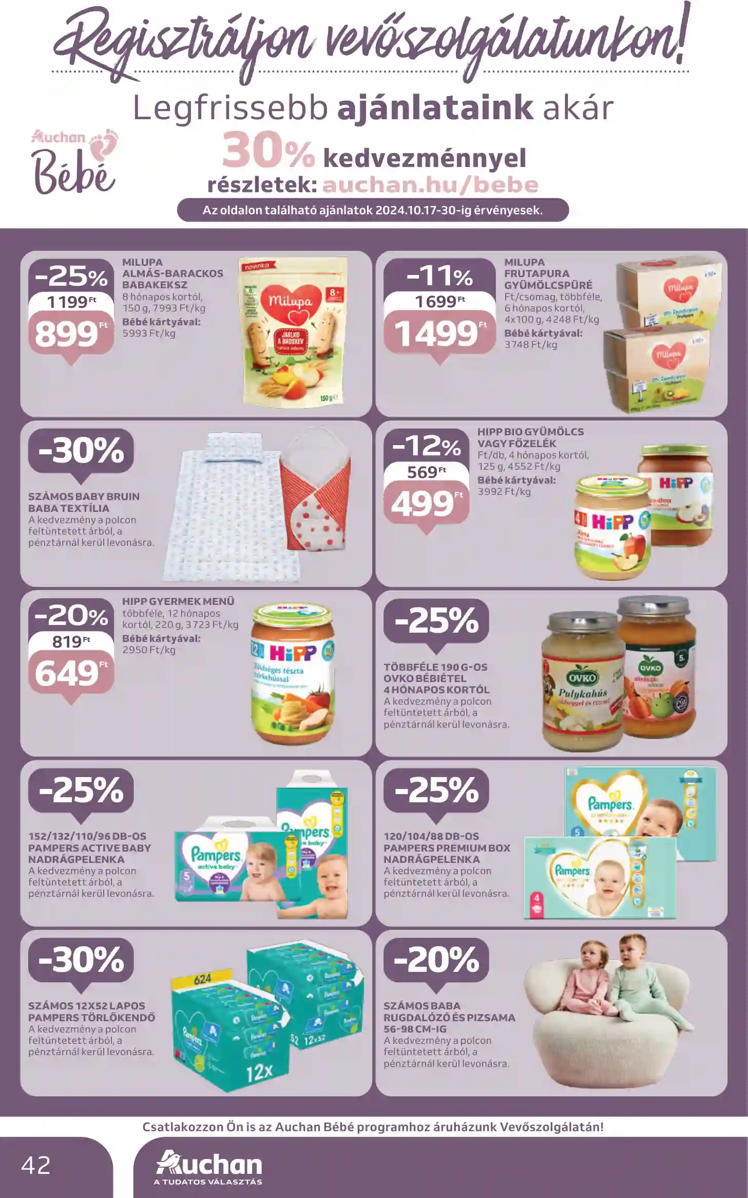 Auchan akciós újság 42. hét (37 oldal)