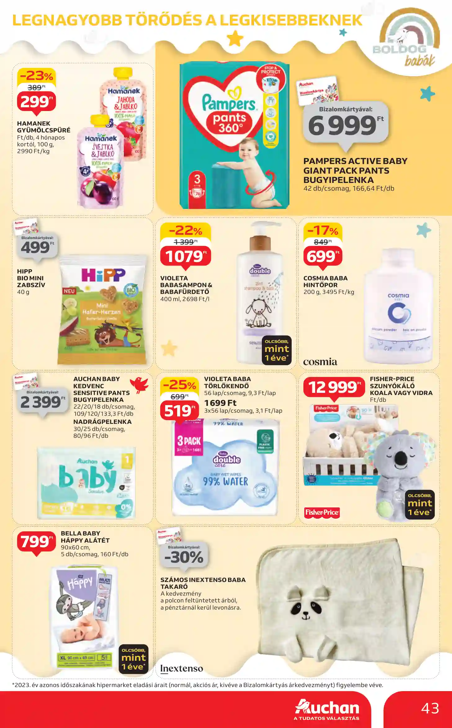 Auchan akciós újság 42. hét (38 oldal)