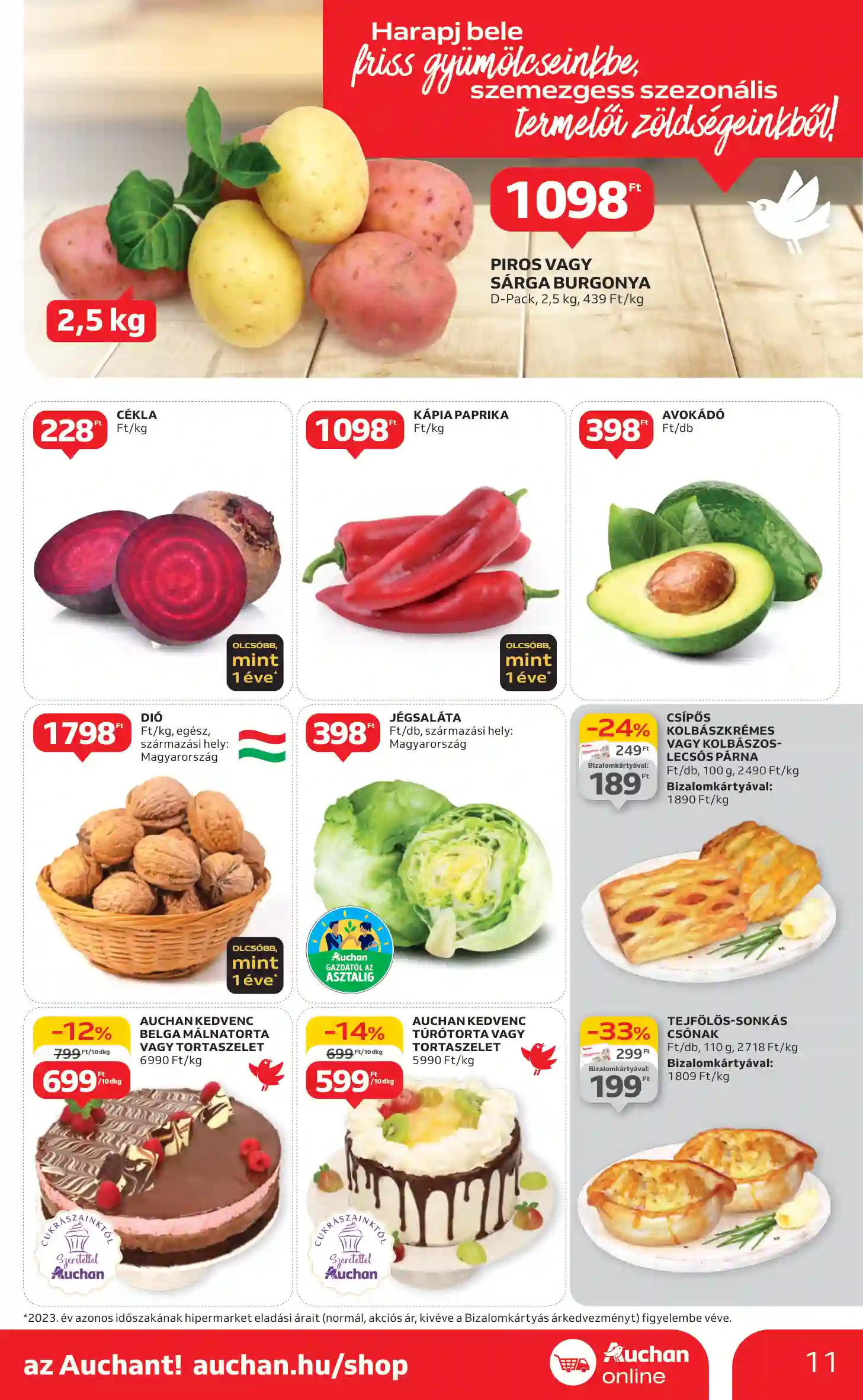 Auchan akciós újság 43. hét (3 oldal)