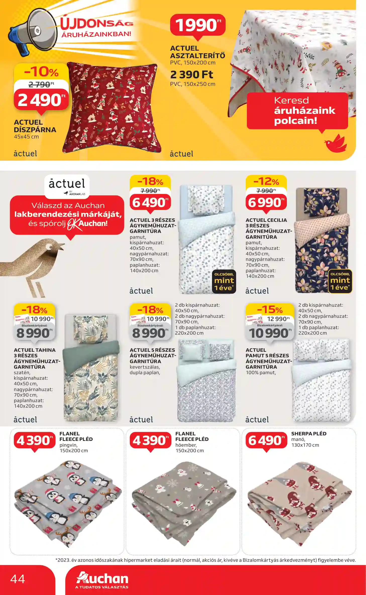 Auchan akciós újság 43. hét (39 oldal)