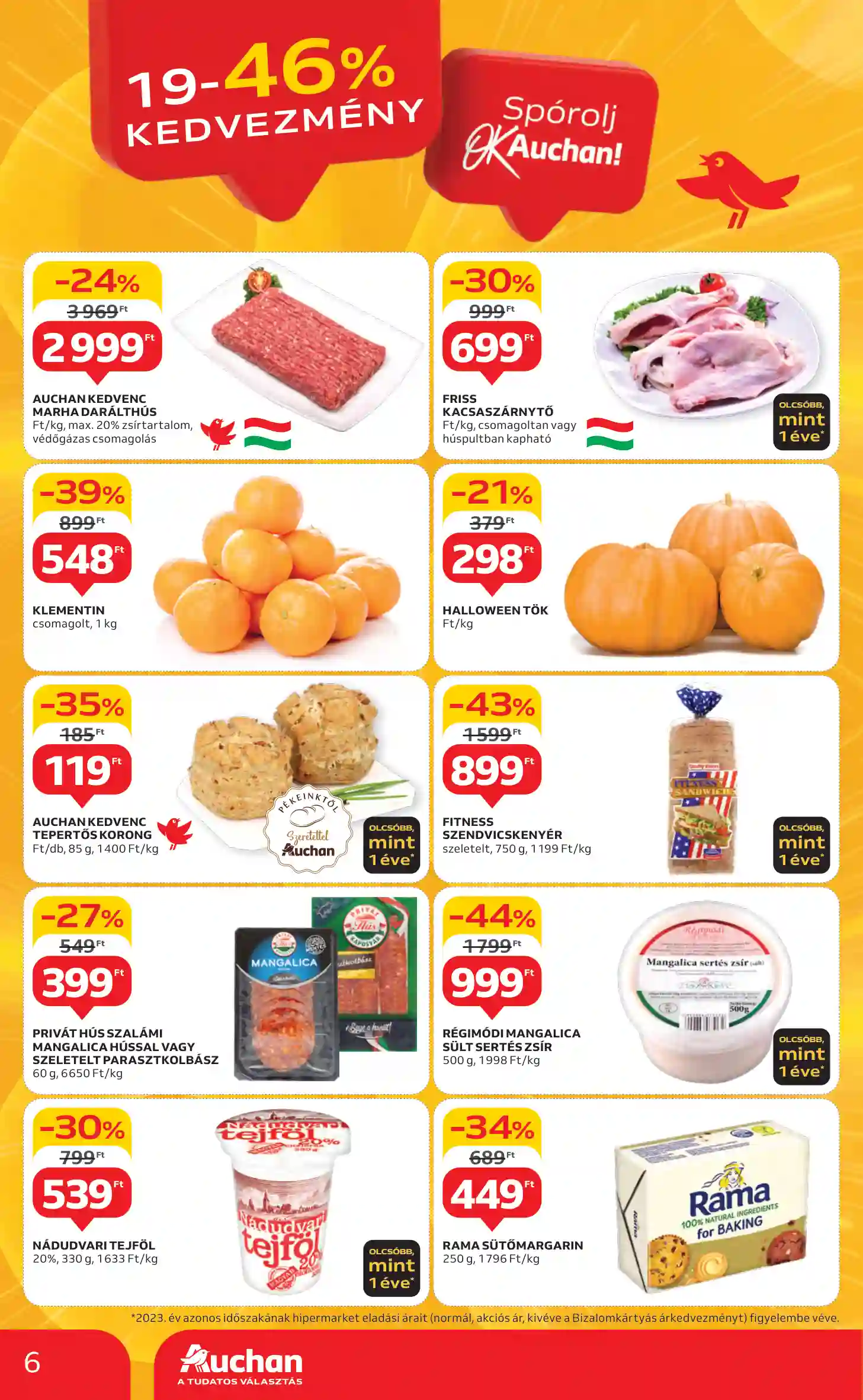 Auchan akciós újság 43. hét (46 oldal)