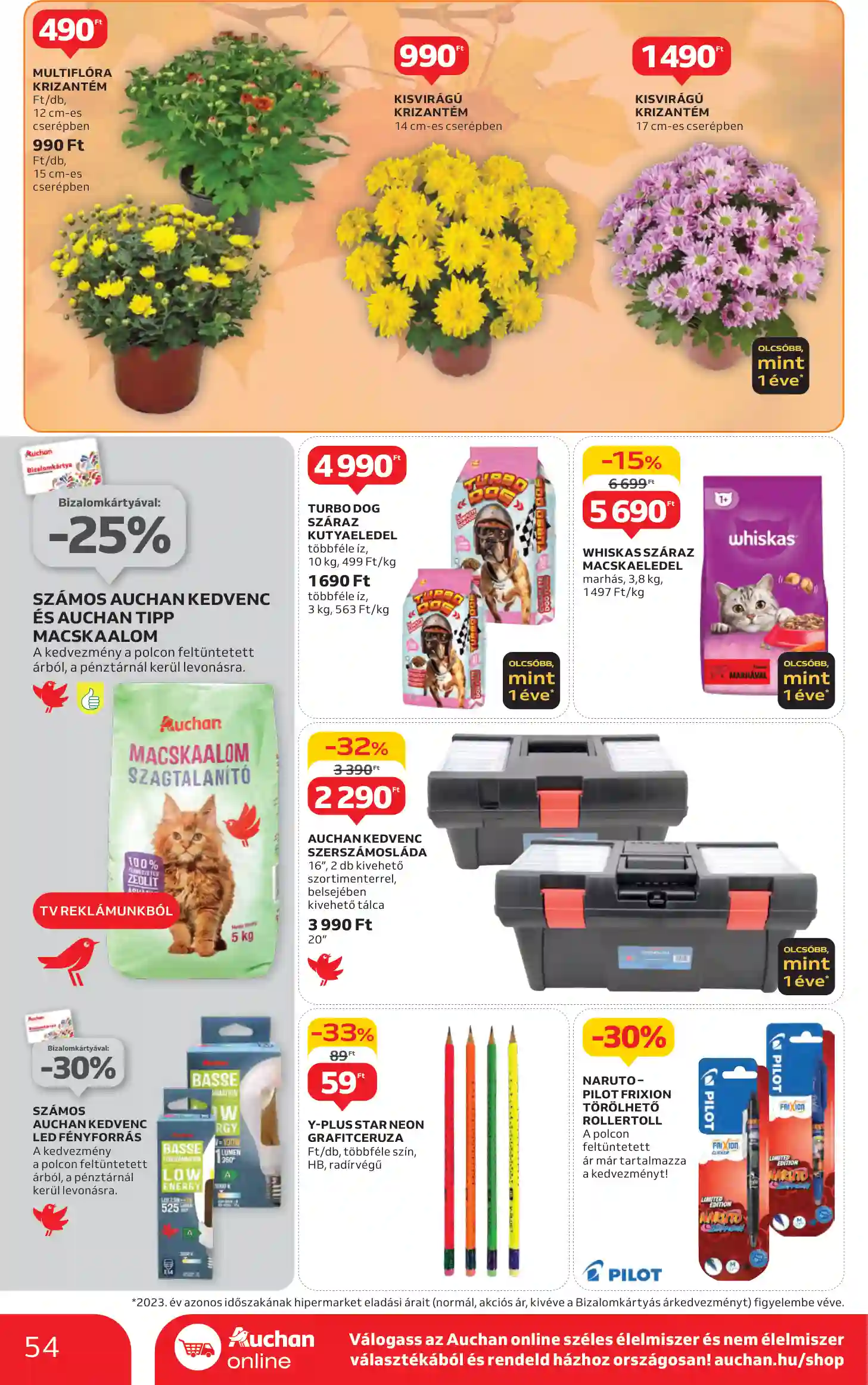 Auchan akciós újság 43. hét (50 oldal)