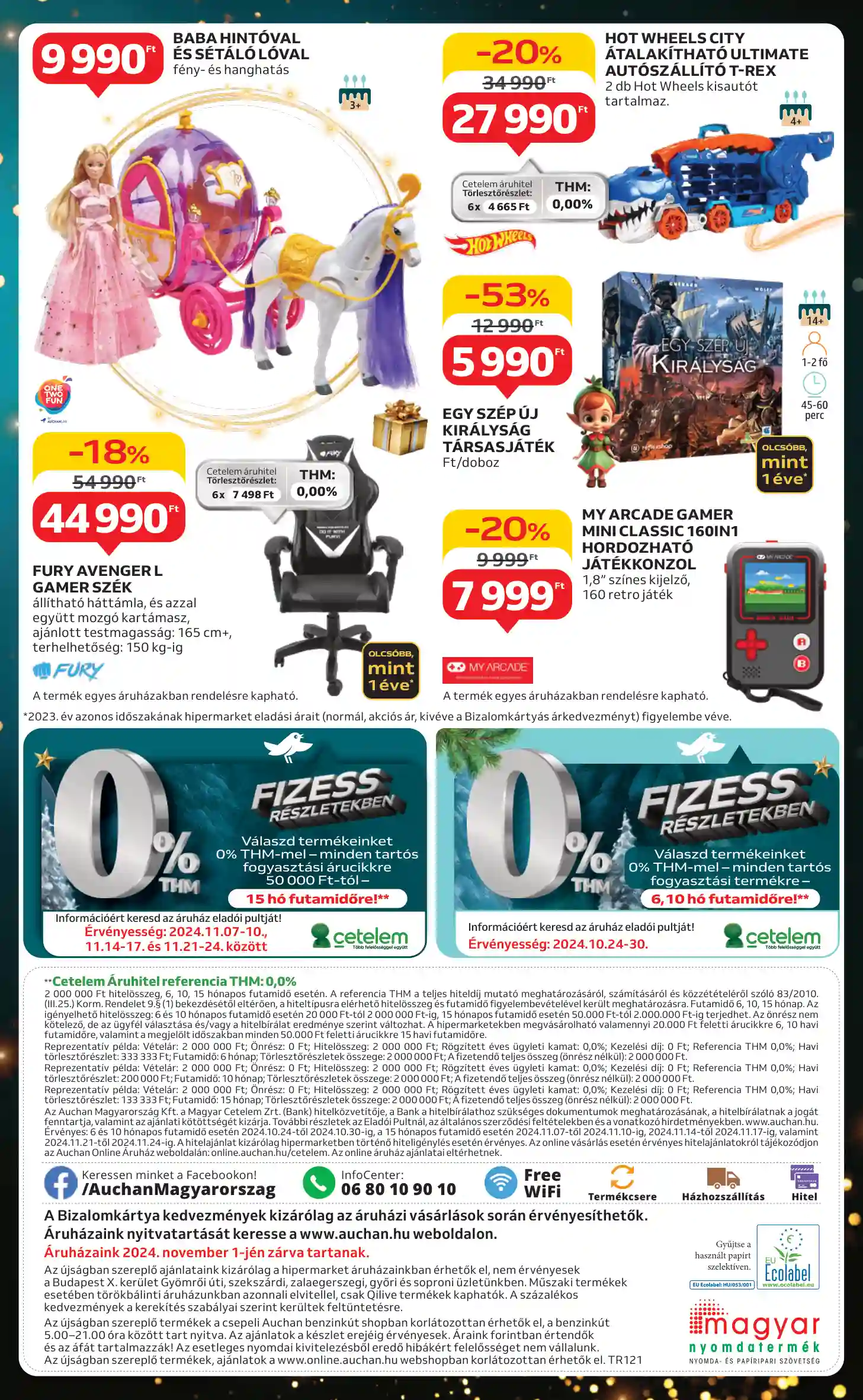 Auchan akciós újság 43. hét (34 oldal)