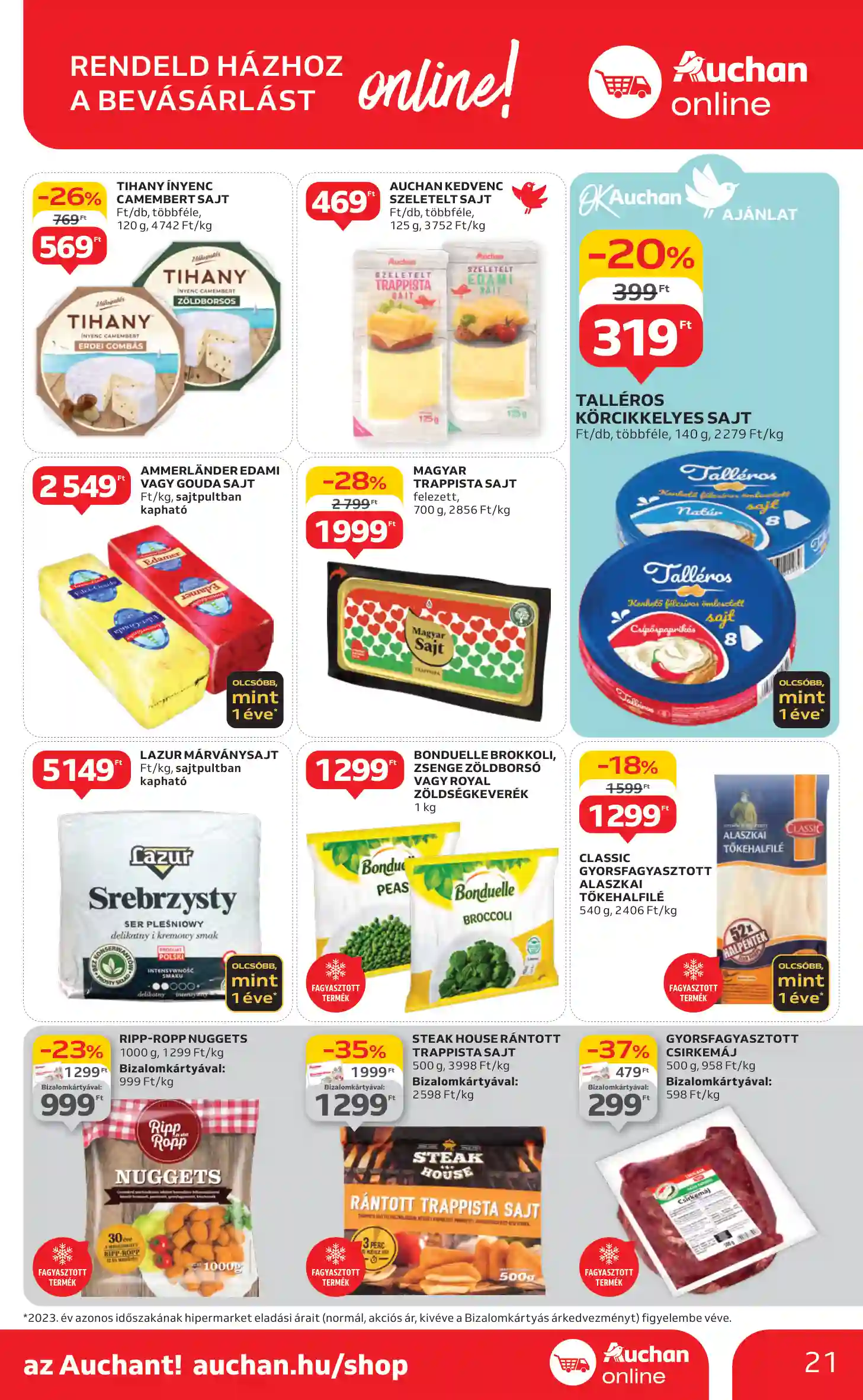 Auchan akciós újság 44. hét (14 oldal)