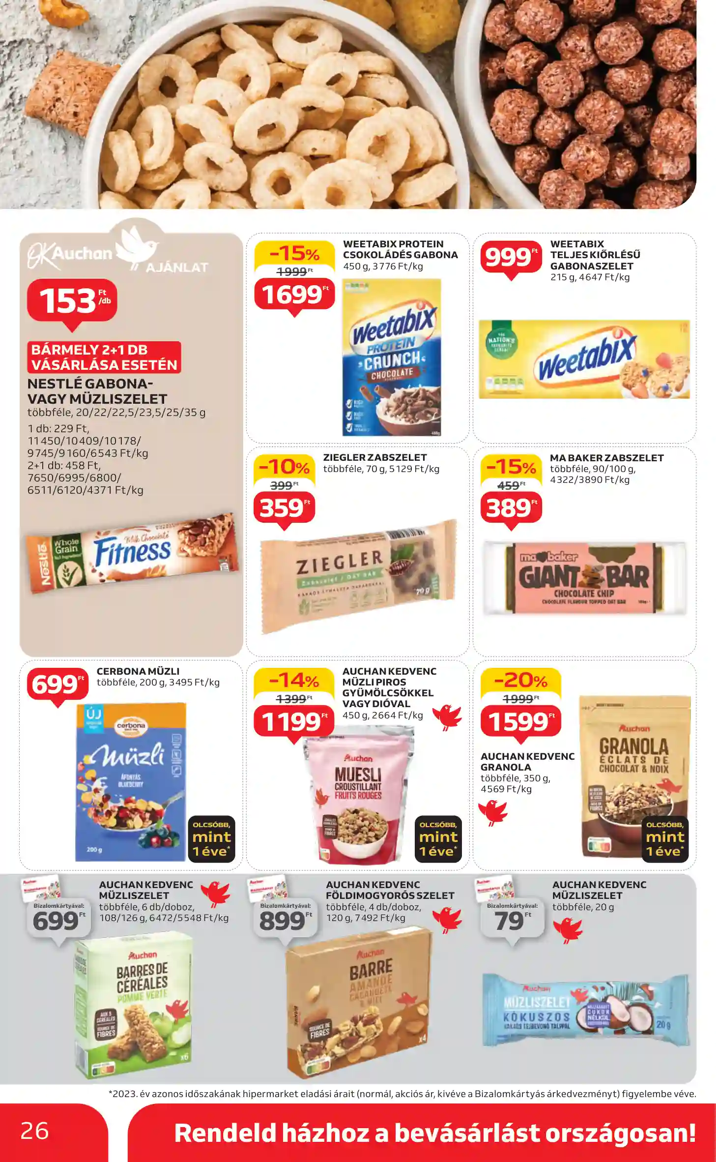 Auchan akciós újság 44. hét (19 oldal)