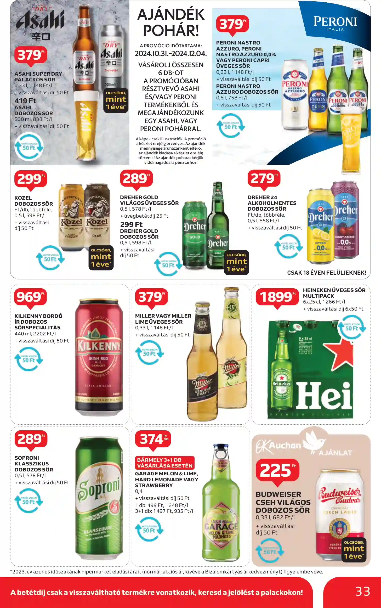 Auchan akciós újság 44. hét (27 oldal)