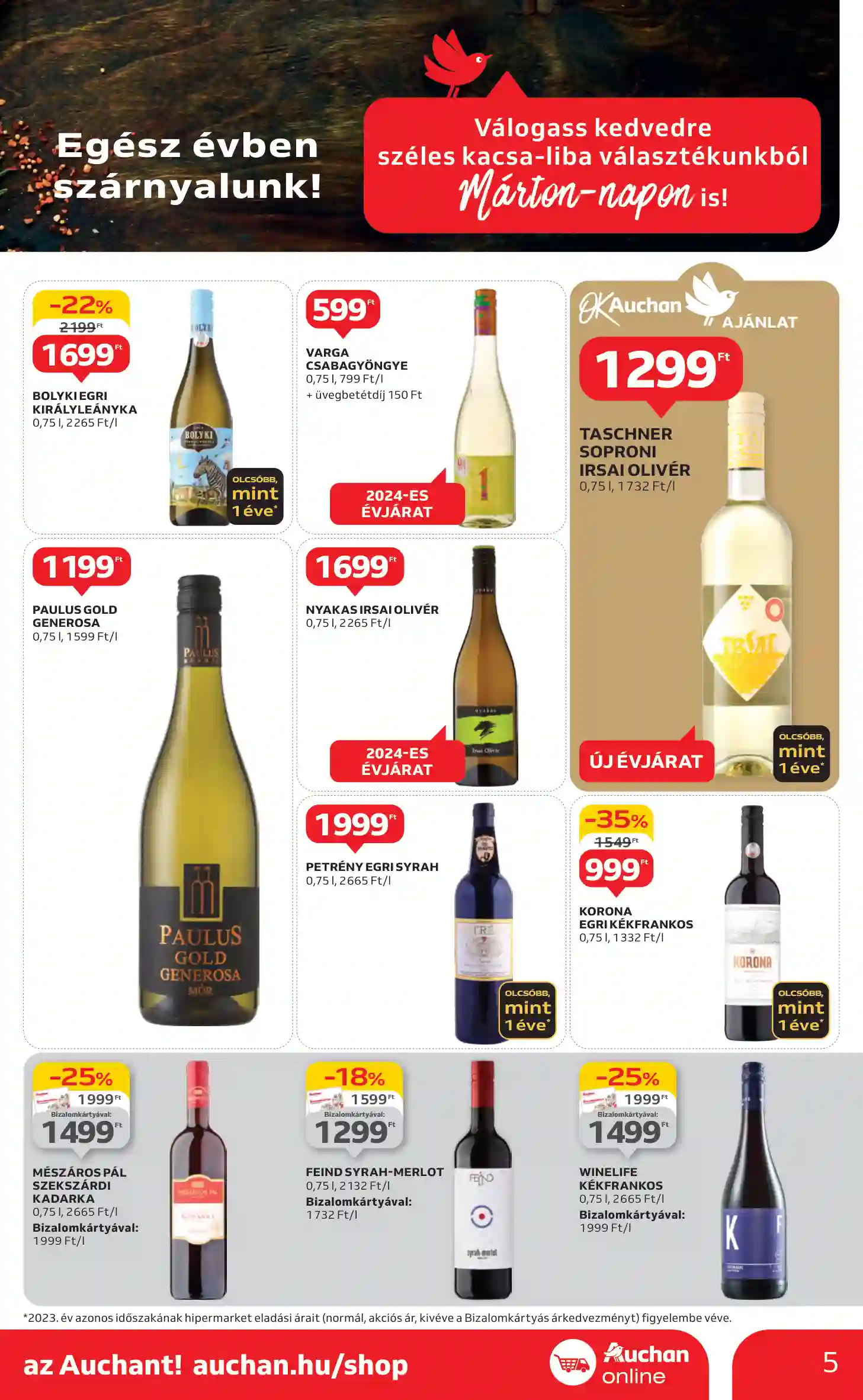 Auchan akciós újság 44. hét (35 oldal)