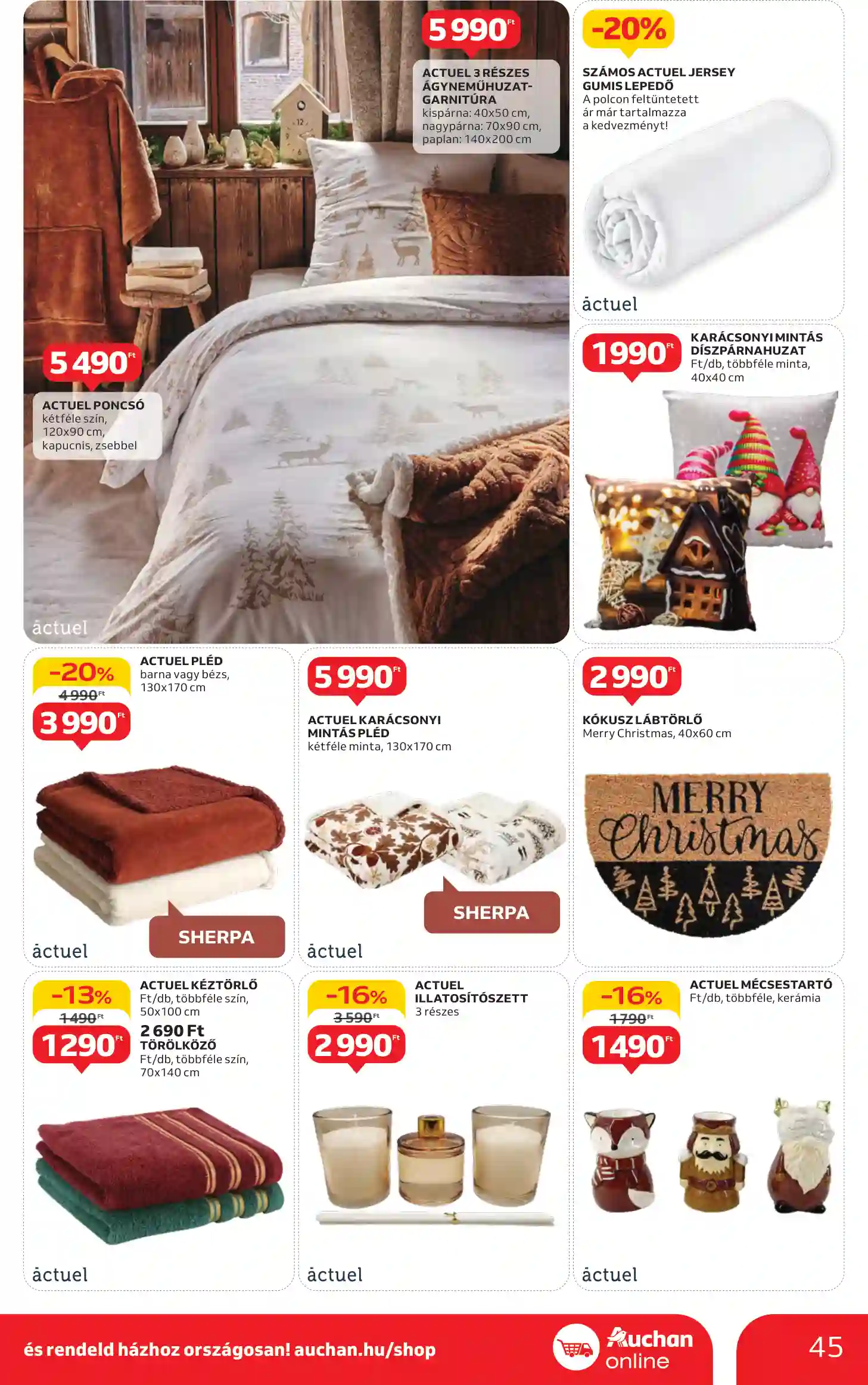 Auchan akciós újság 44. hét (40 oldal)