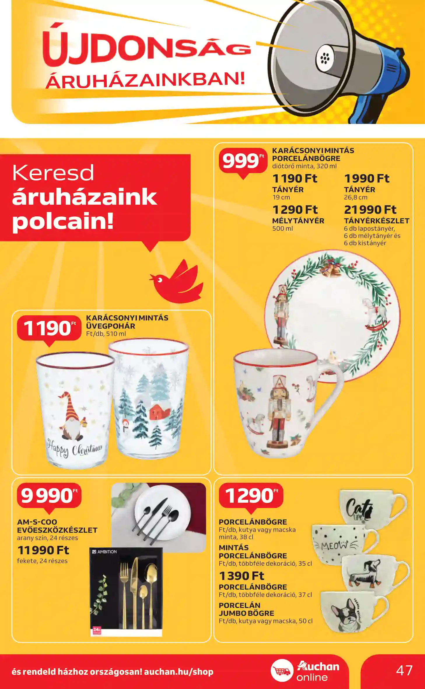 Auchan akciós újság 44. hét (42 oldal)