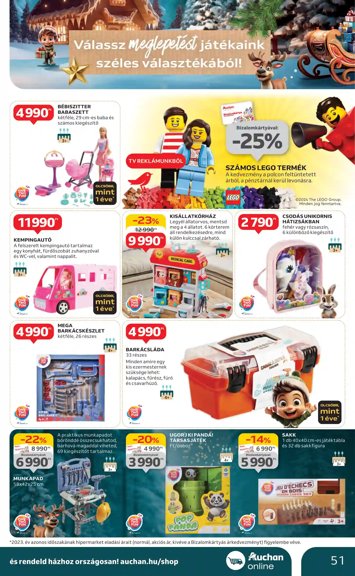 Auchan akciós újság 44. hét (47 oldal)