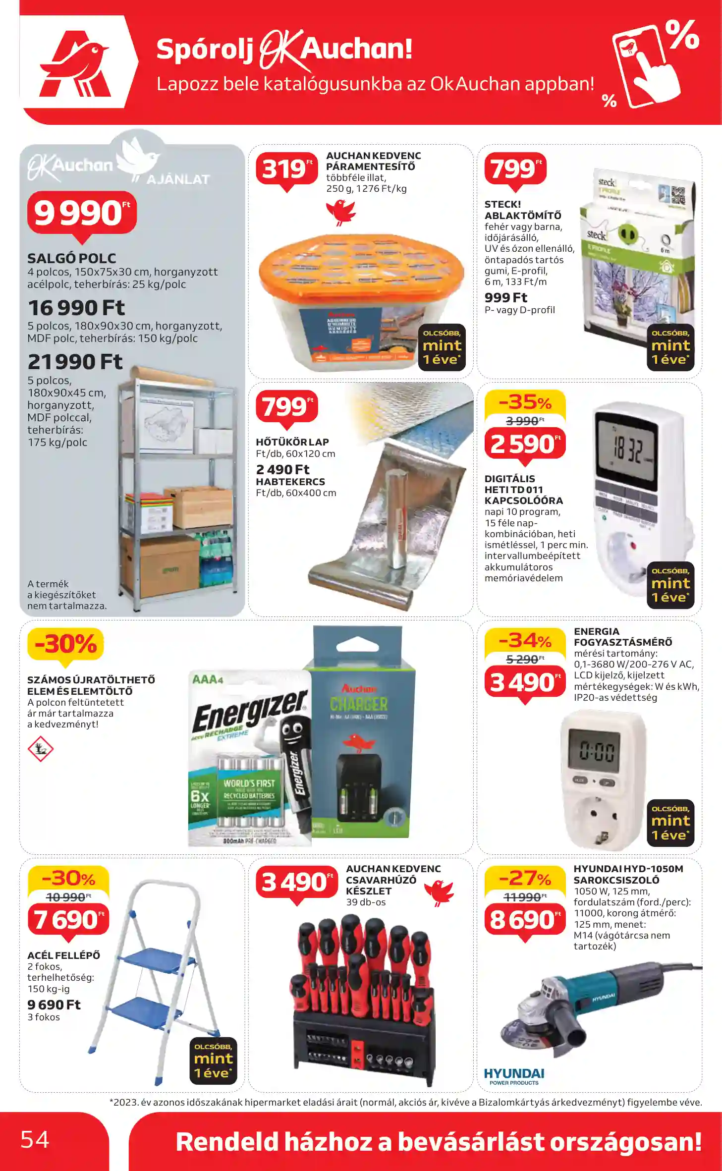 Auchan akciós újság 44. hét (50 oldal)