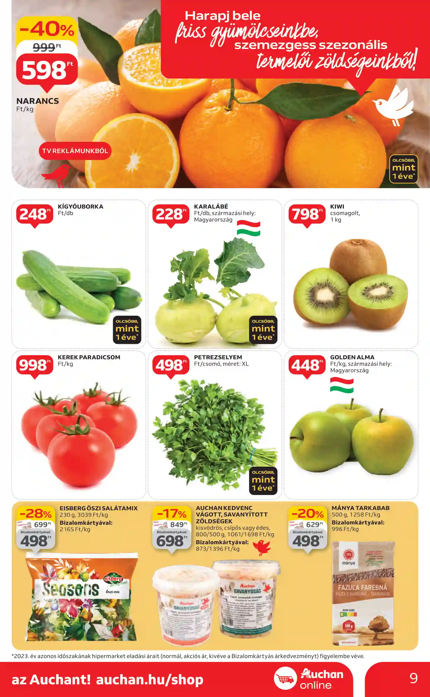 Auchan akciós újság 44. hét (61 oldal)