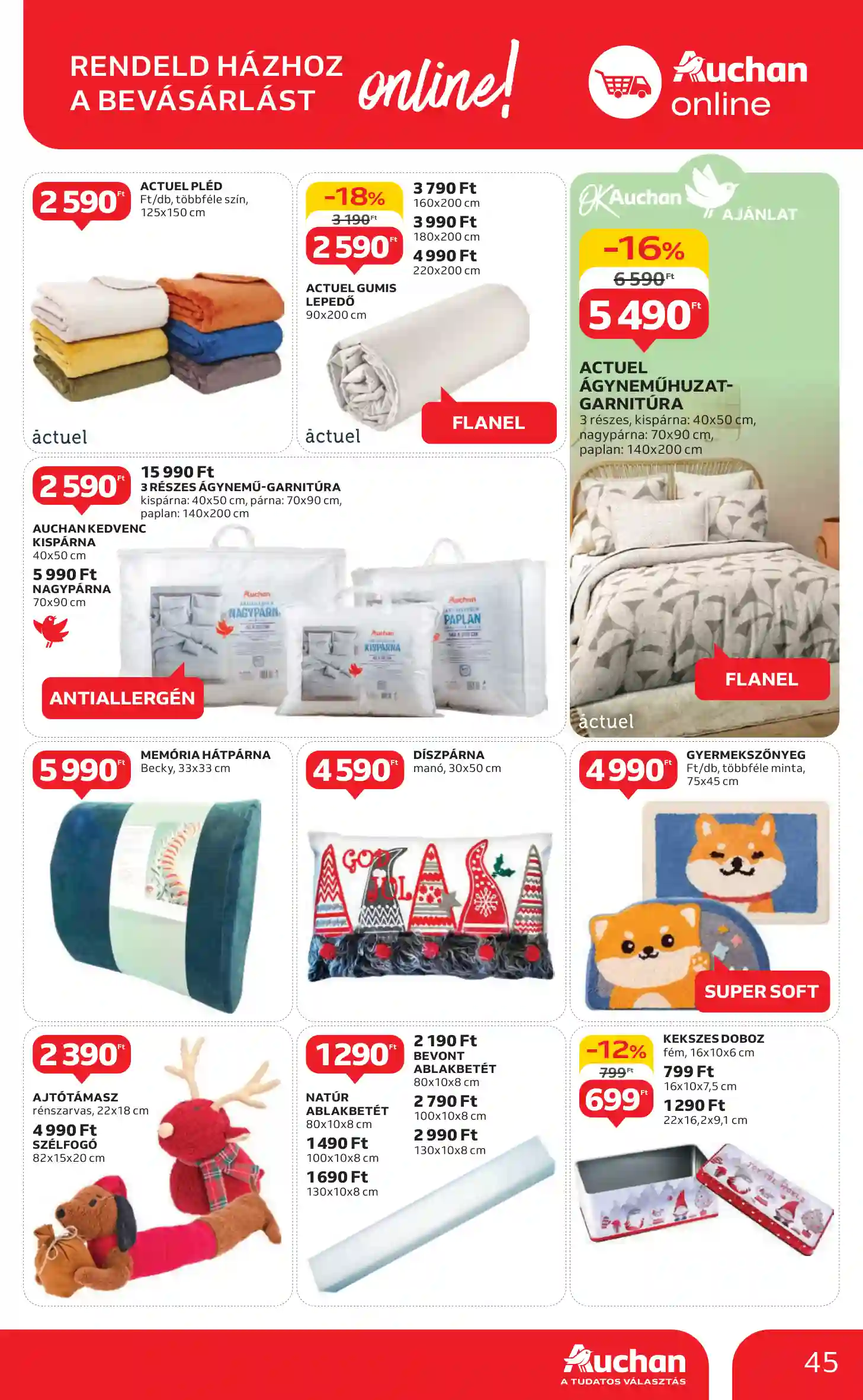 Auchan akciós újság 45. hét (40 oldal)