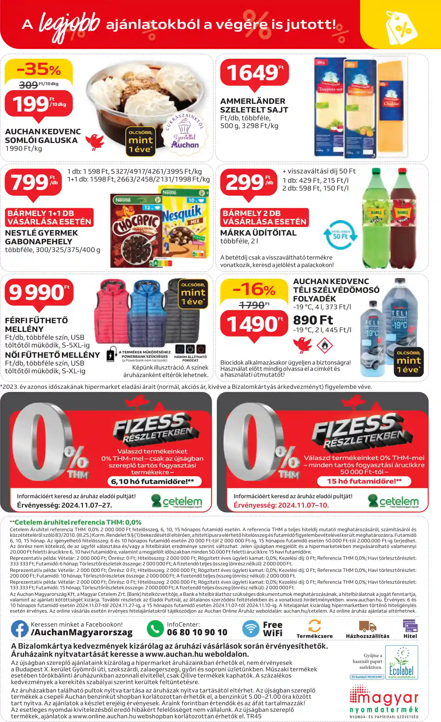 Auchan akciós újság 45. hét (52 oldal)