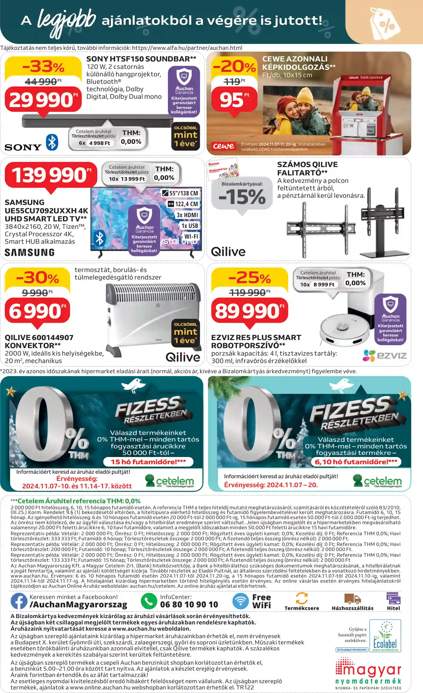 Auchan akciós újság 45. hét (6 oldal)
