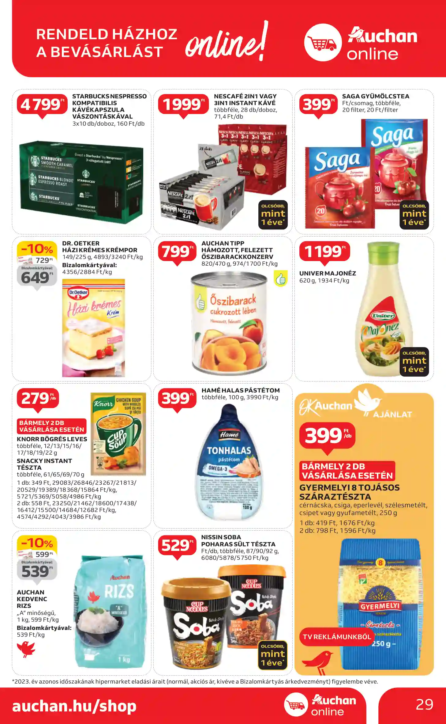 Auchan akciós újság 47. hét (22 oldal)
