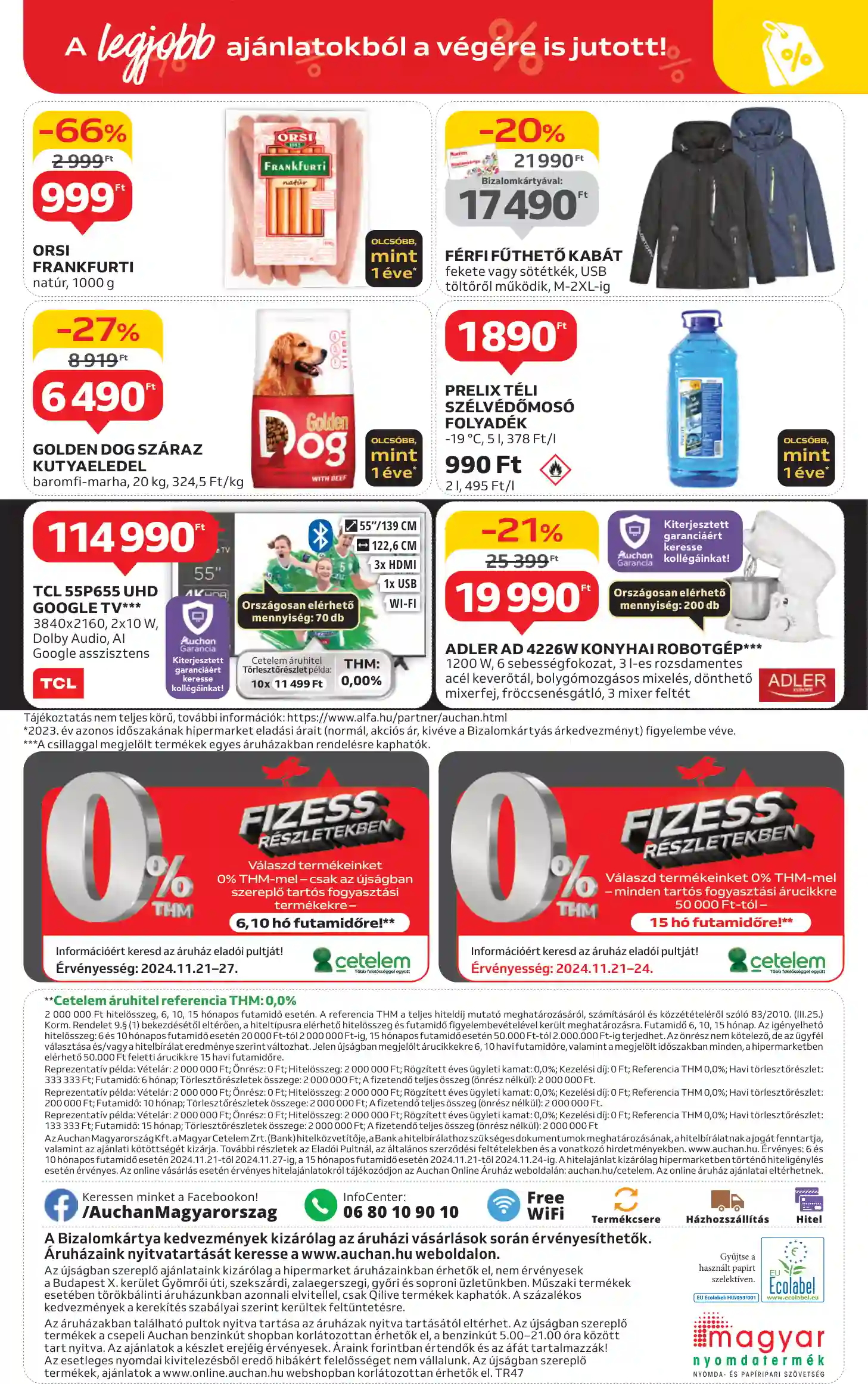Auchan akciós újság 47. hét (52 oldal)