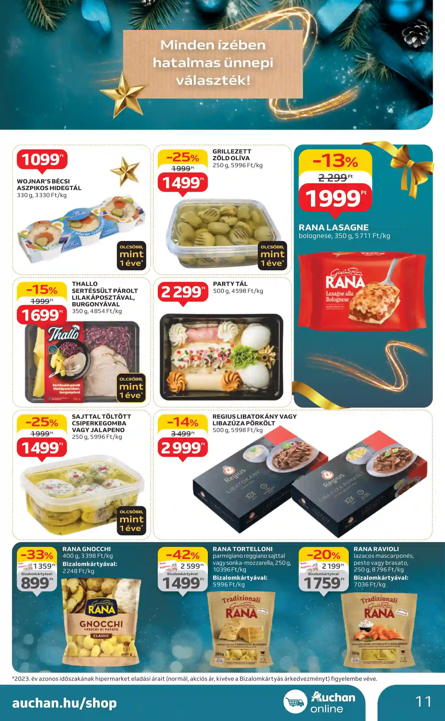 Auchan akciós újság 47. hét (3 oldal)
