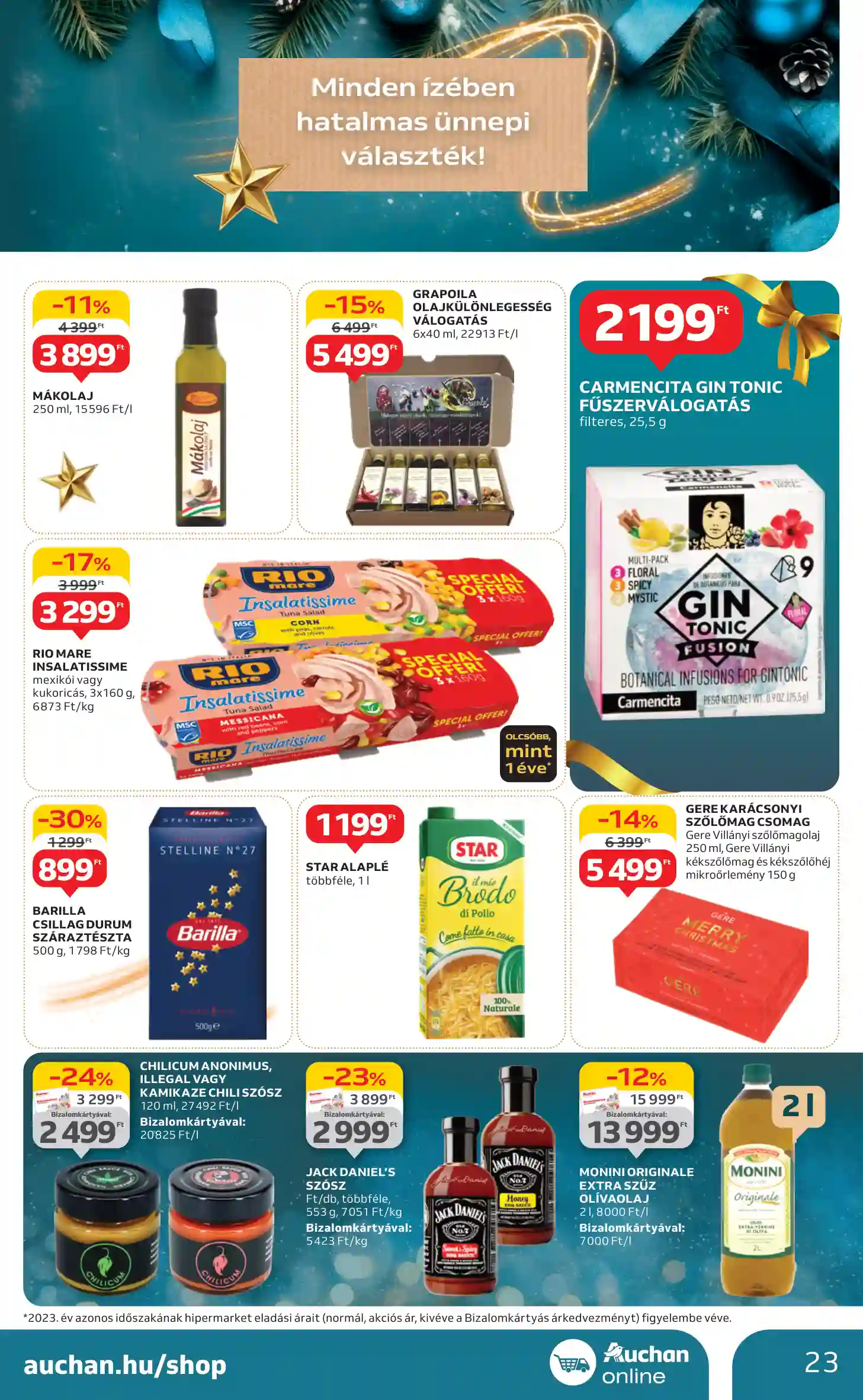 Auchan akciós újság 47. hét (16 oldal)