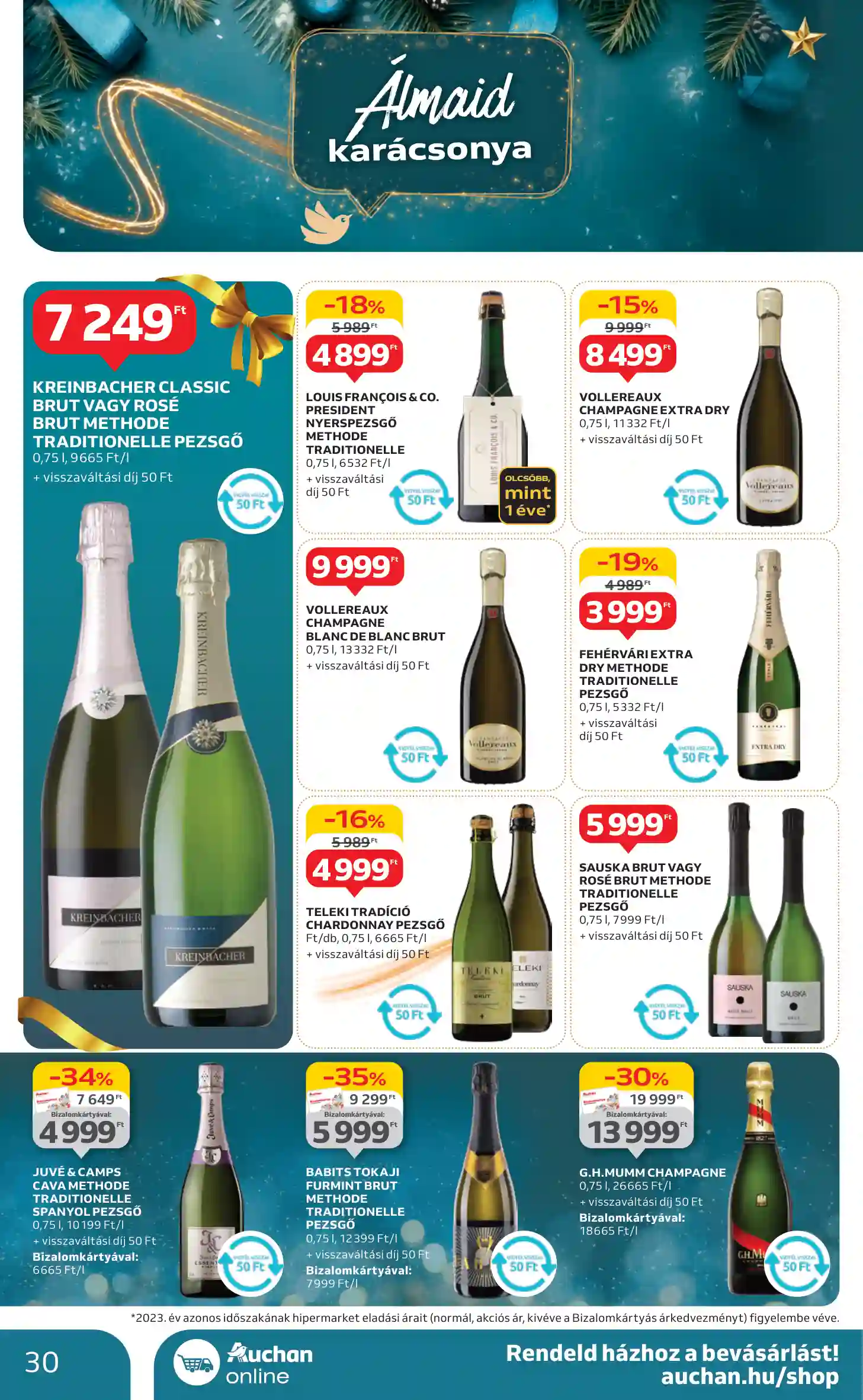 Auchan akciós újság 47. hét (23 oldal)