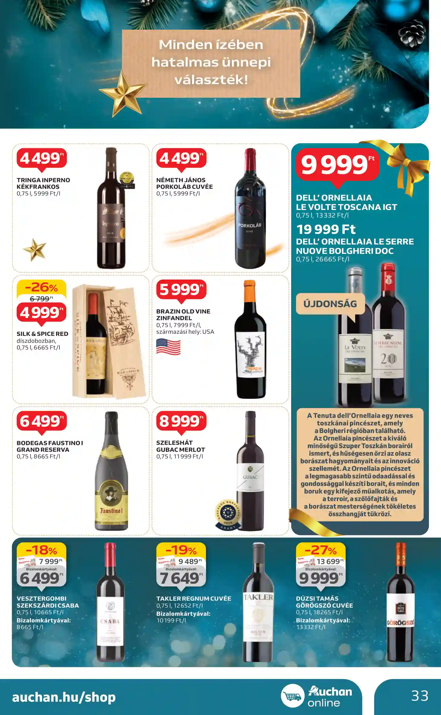 Auchan akciós újság 47. hét (27 oldal)