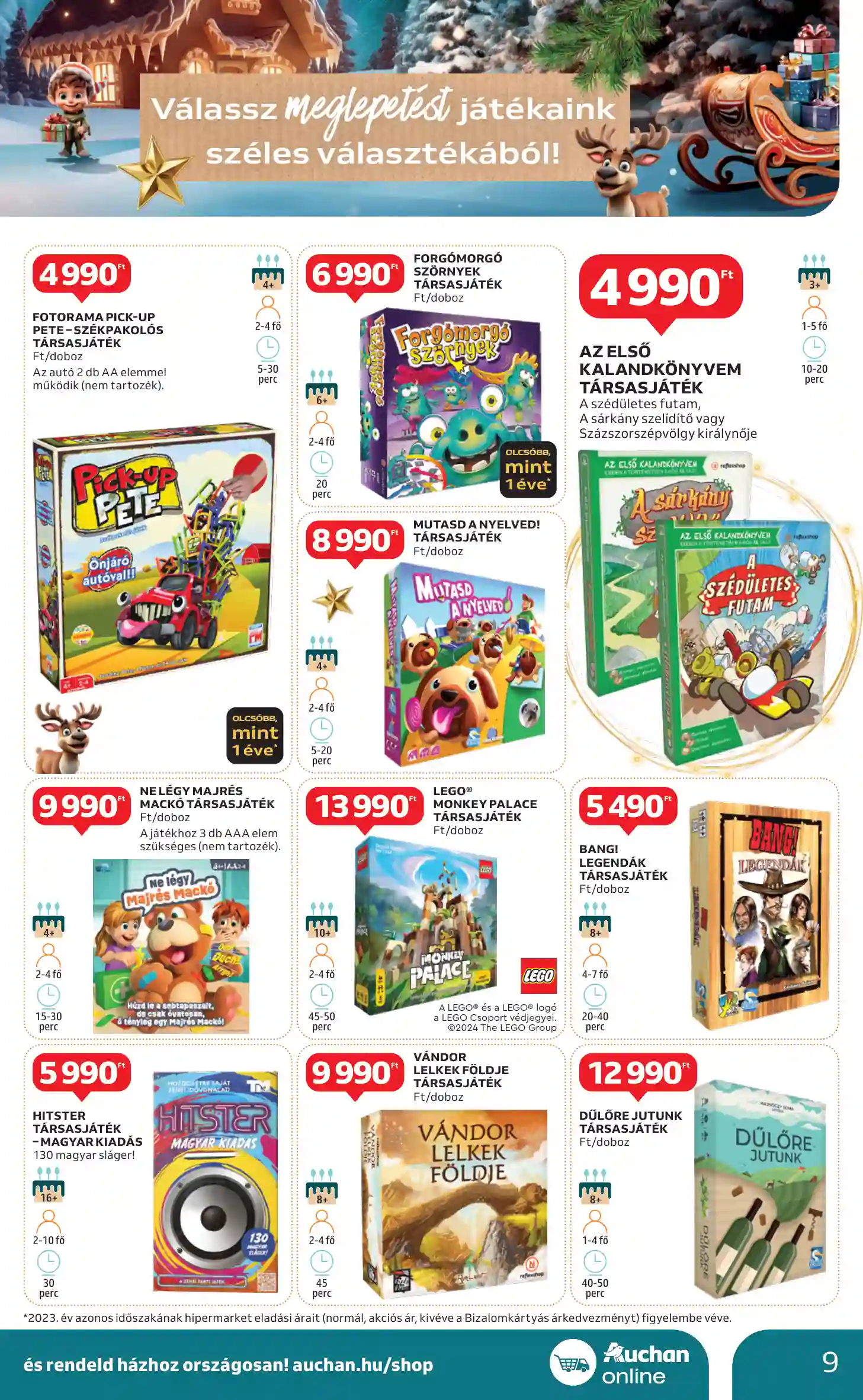 Auchan akciós újság 48. hét (9 oldal)