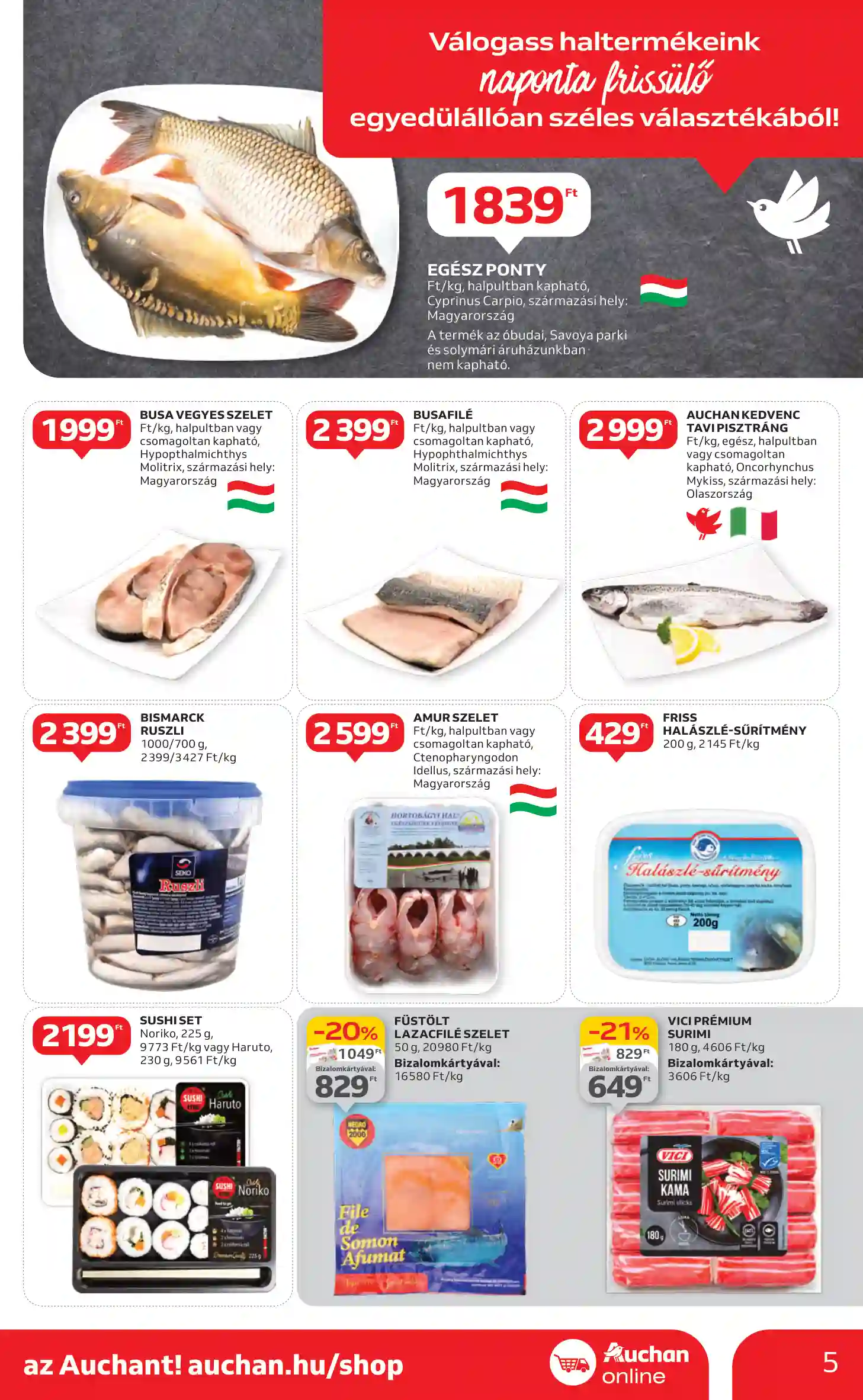 Auchan akciós újság 49. hét (35 oldal)
