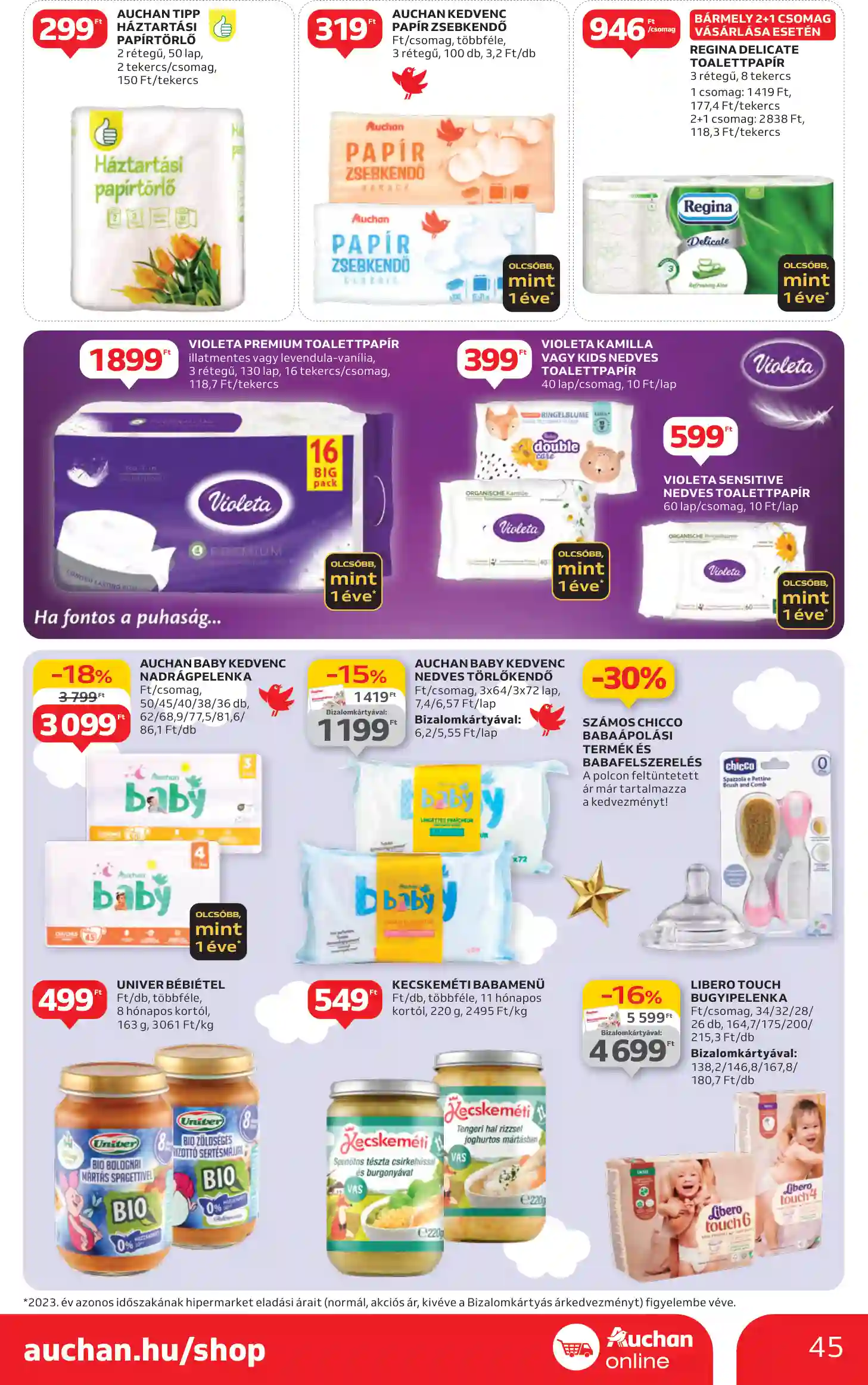 Auchan akciós újság 49. hét (40 oldal)