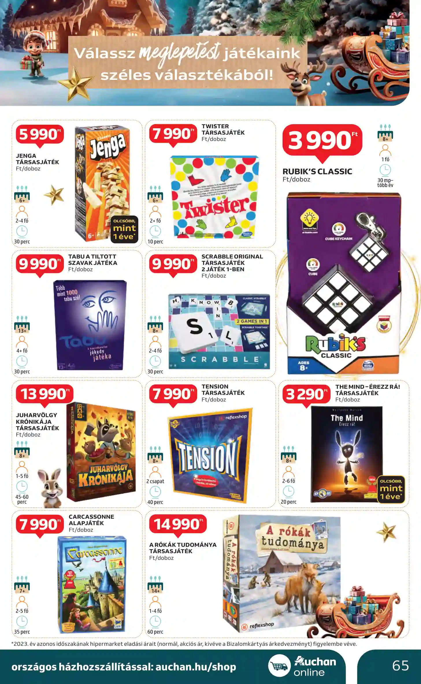 Auchan akciós újság 49. hét (62 oldal)