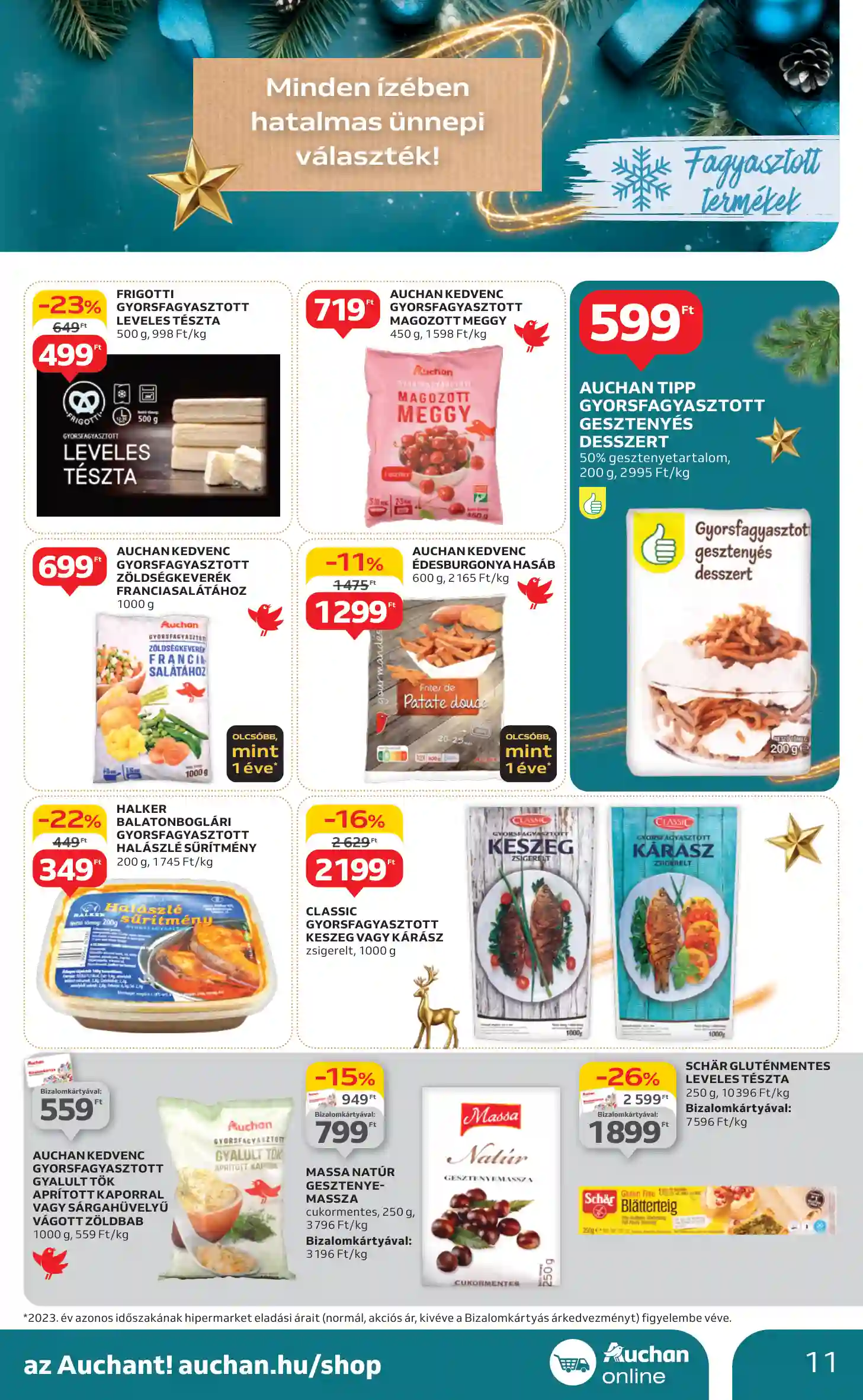 Auchan akciós újság 49. hét (3 oldal)