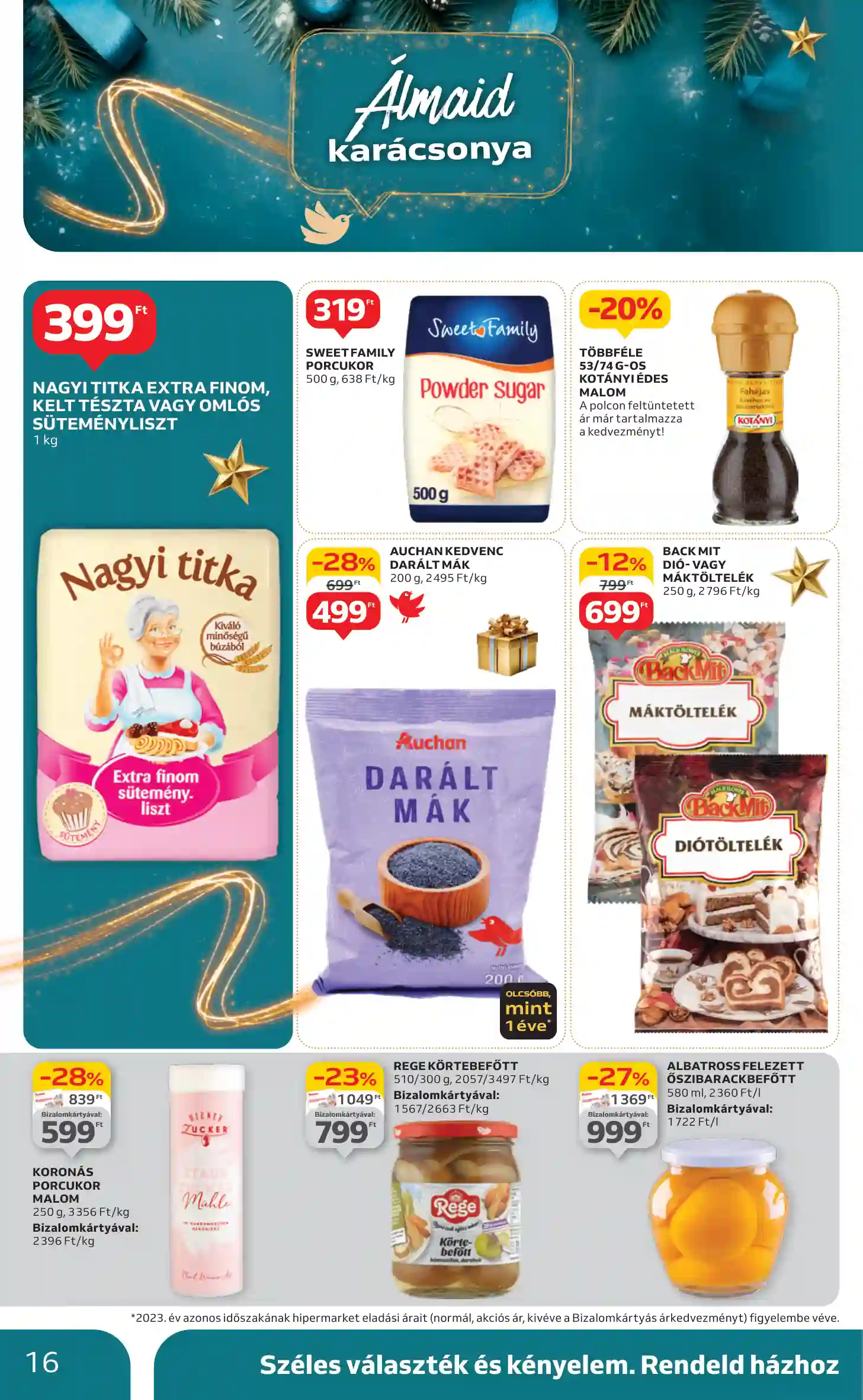 Auchan akciós újság 49. hét (8 oldal)
