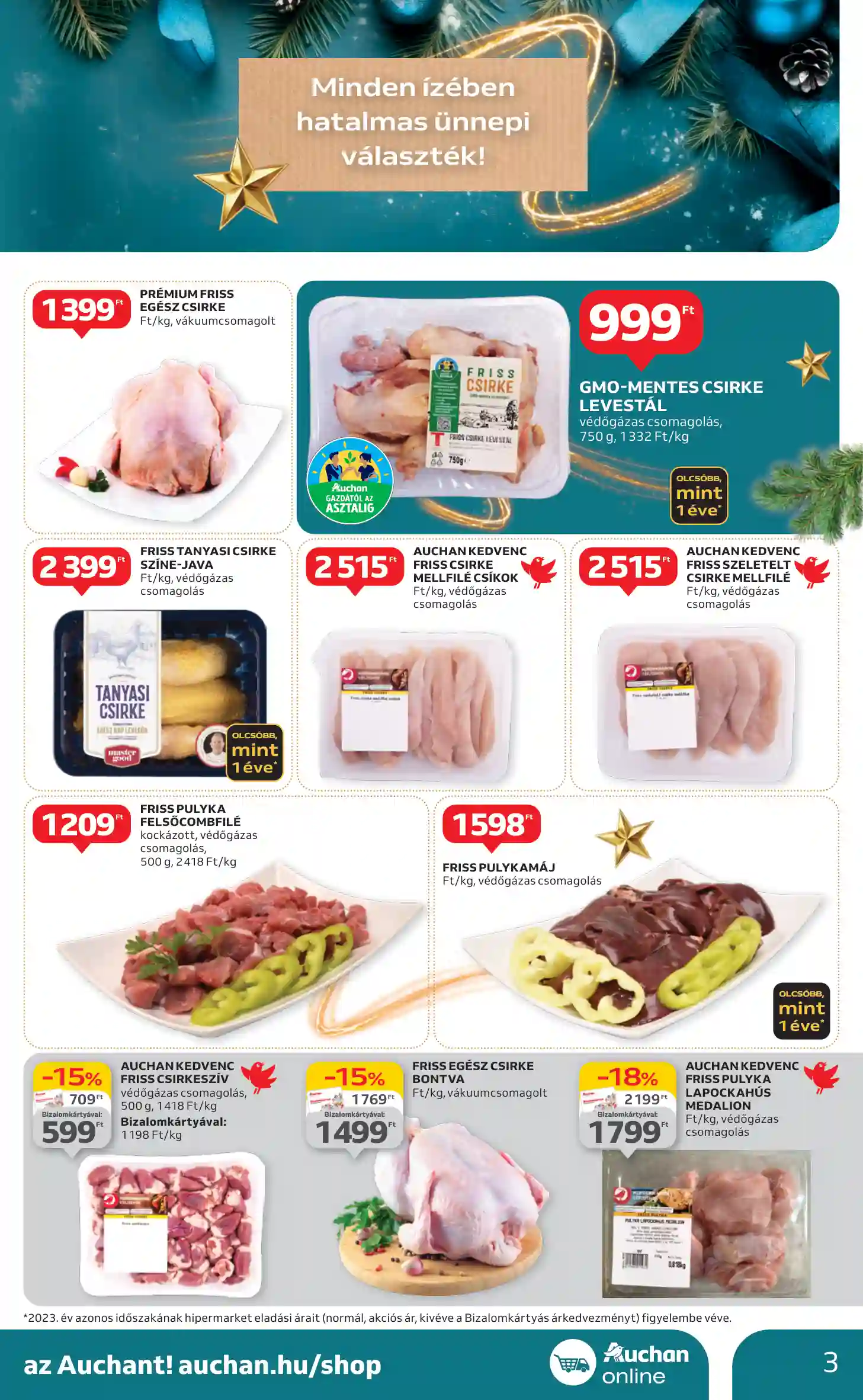 Auchan akciós újság 49. hét (13 oldal)