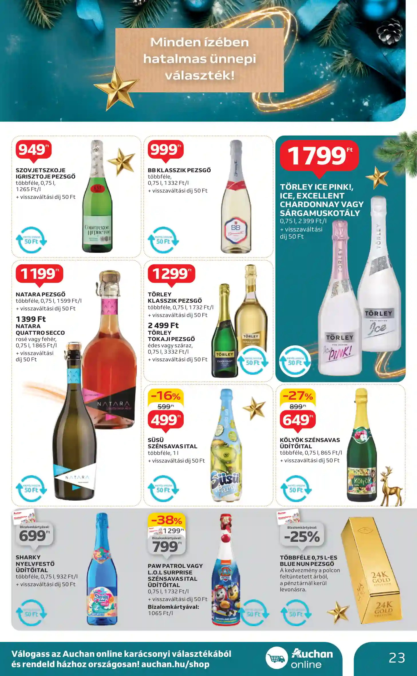 Auchan akciós újság 49. hét (16 oldal)