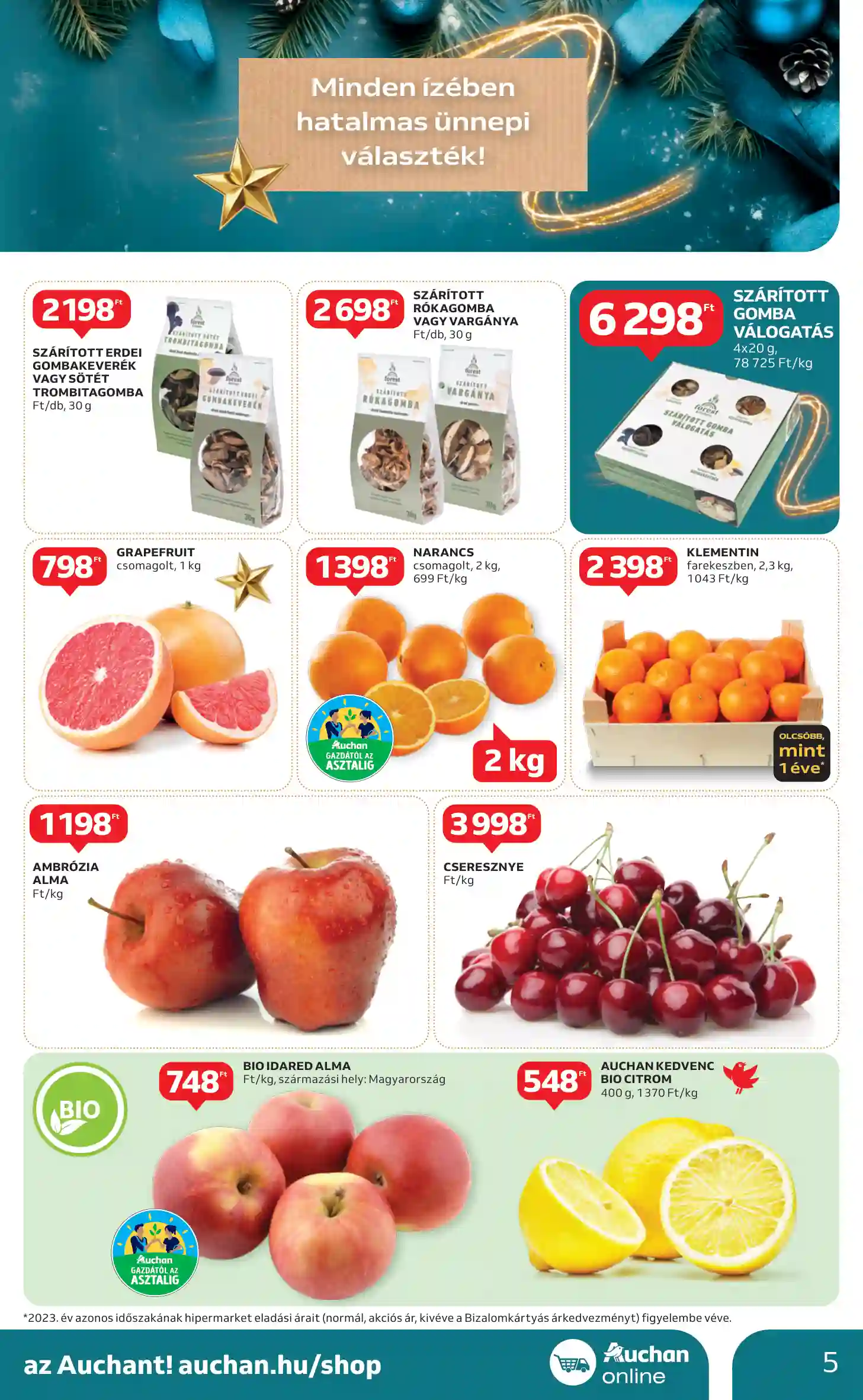Auchan akciós újság 49. hét (19 oldal)