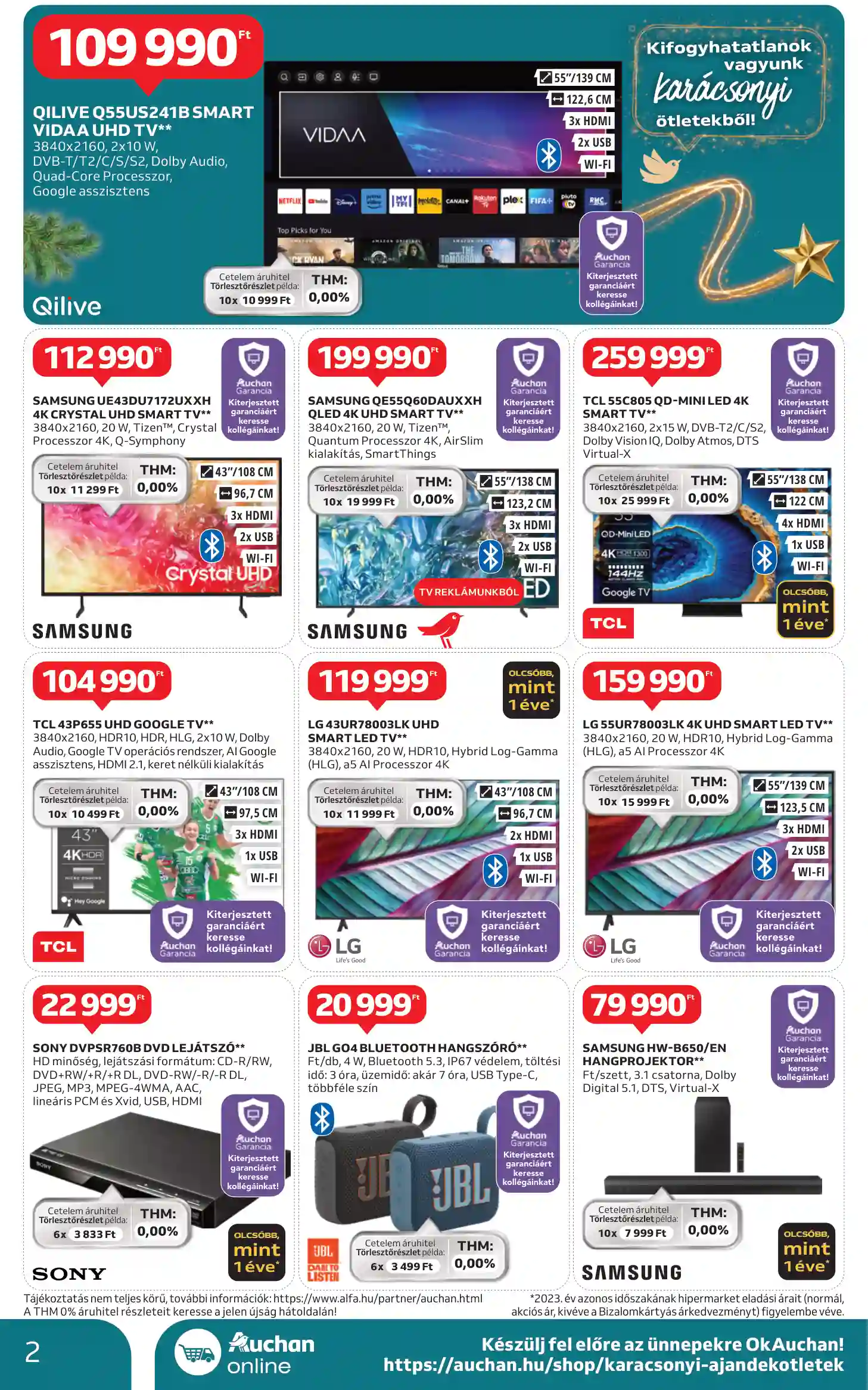 Auchan akciós újság 49. hét (2 oldal)