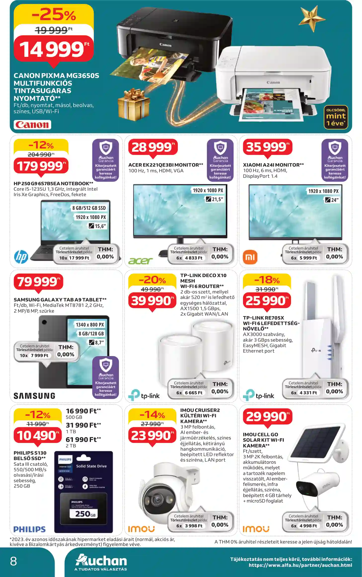 Auchan akciós újság 49. hét (22 oldal)