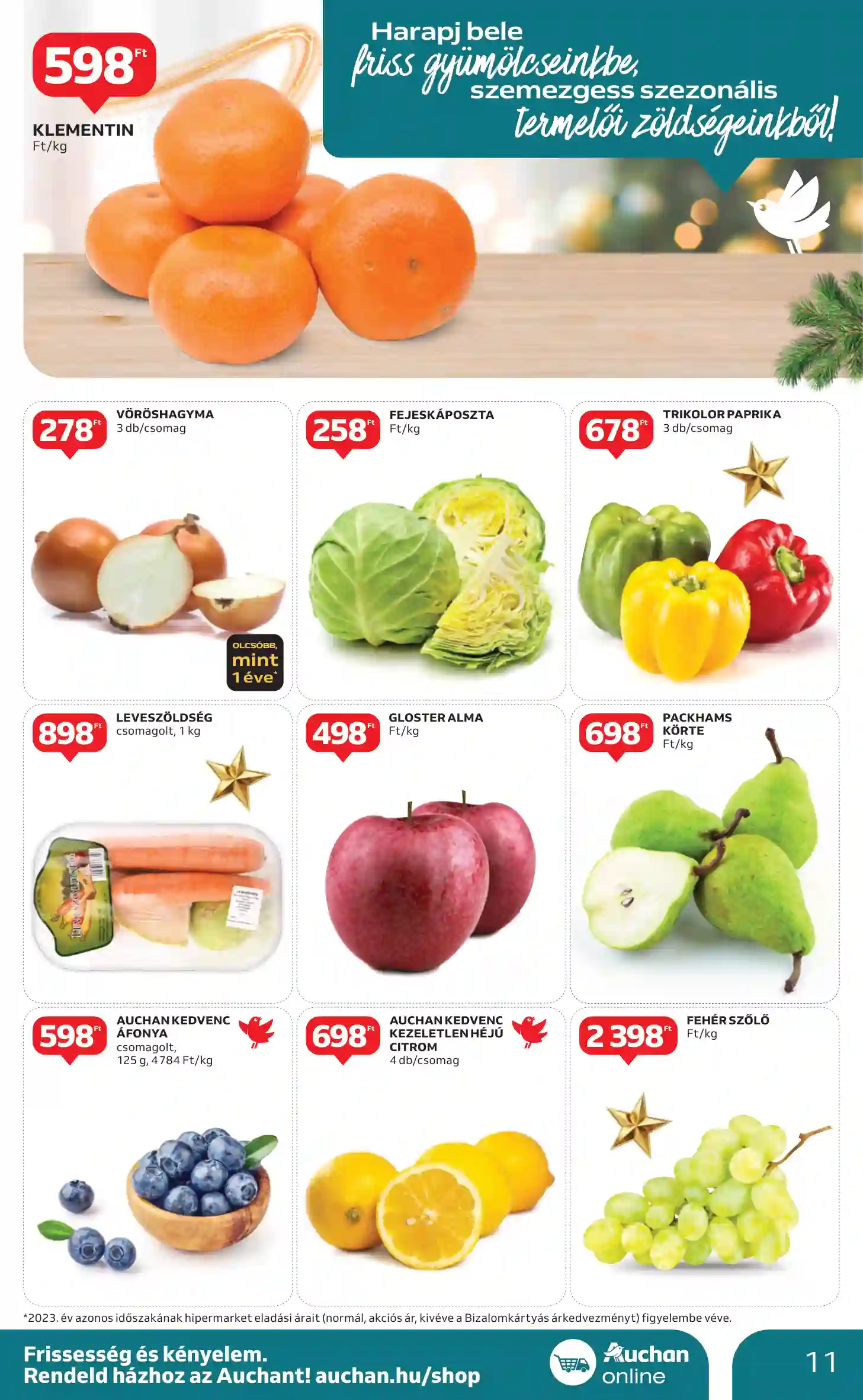 Auchan akciós újság 51. hét (3 oldal)