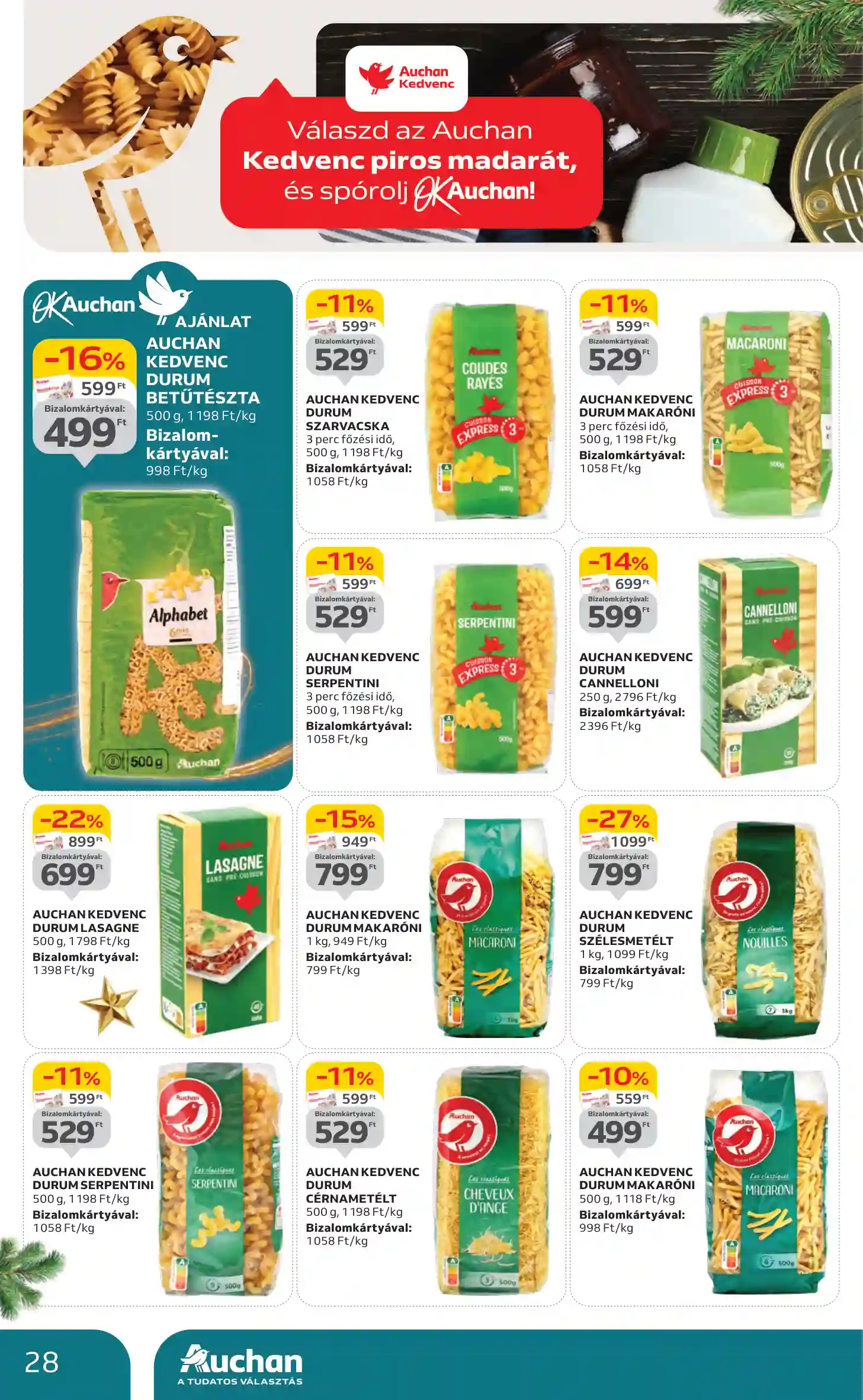 Auchan akciós újság 51. hét (21 oldal)